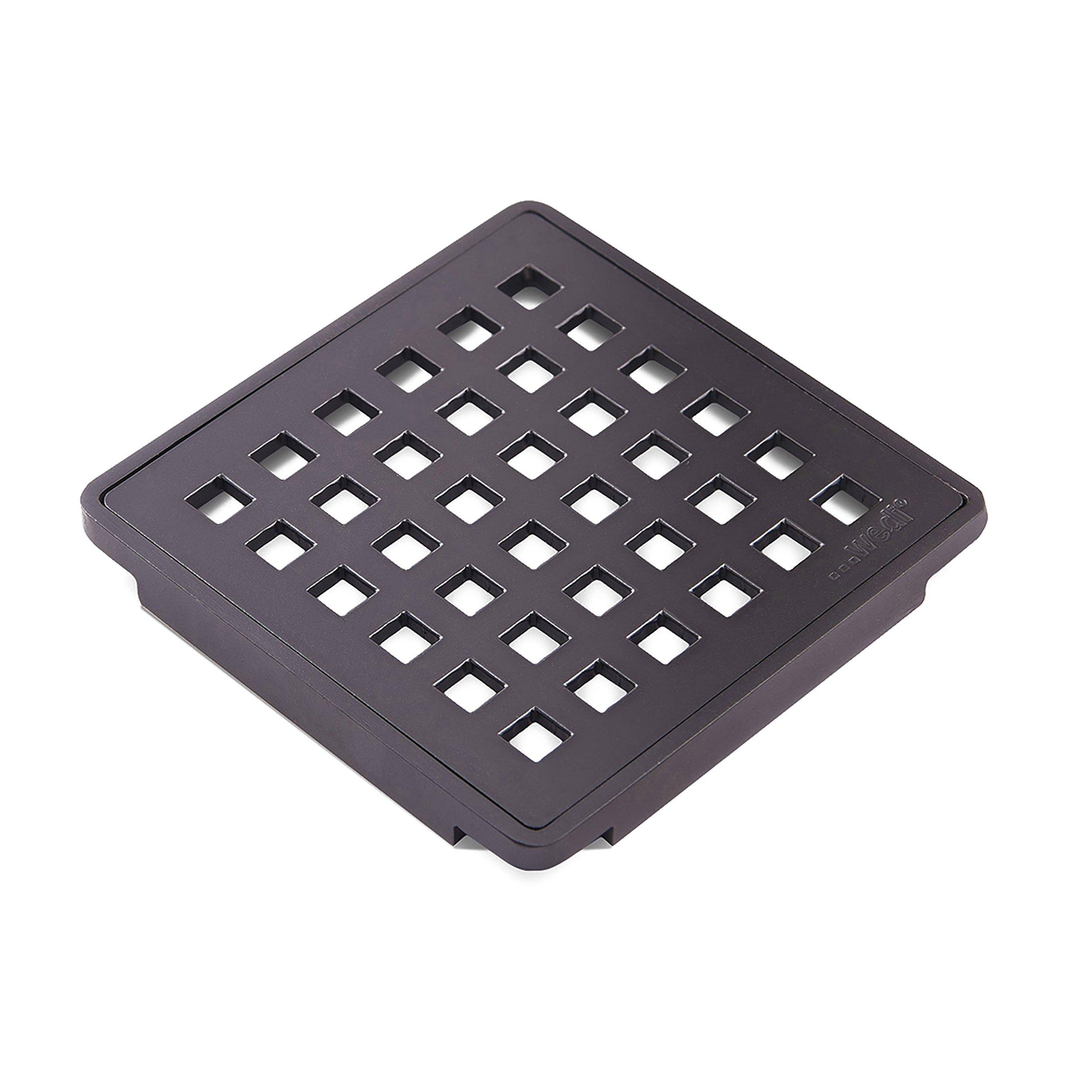 wedi Fundo Matte Black Drain Grate