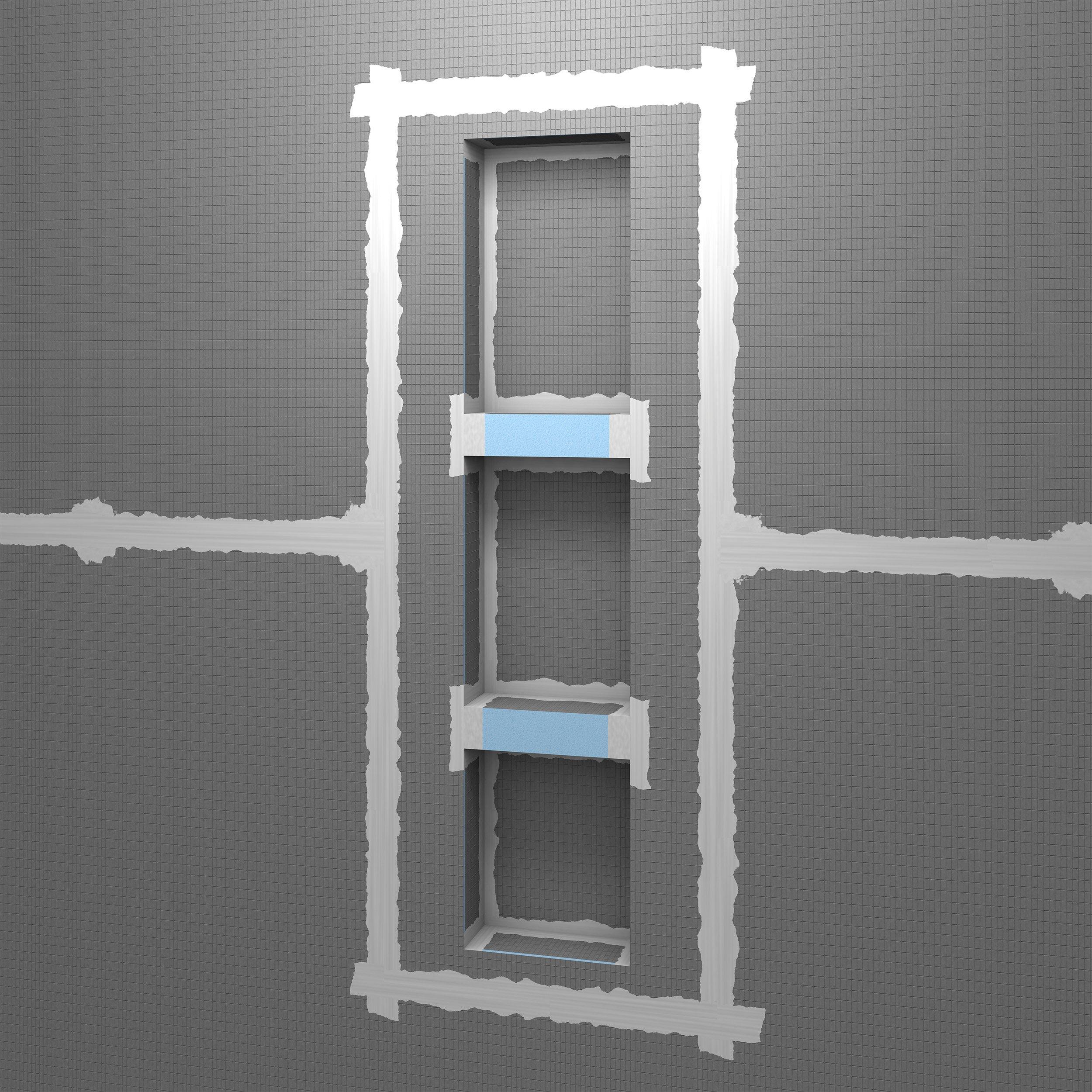 wedi 12in. x 38in. Shower Niche
