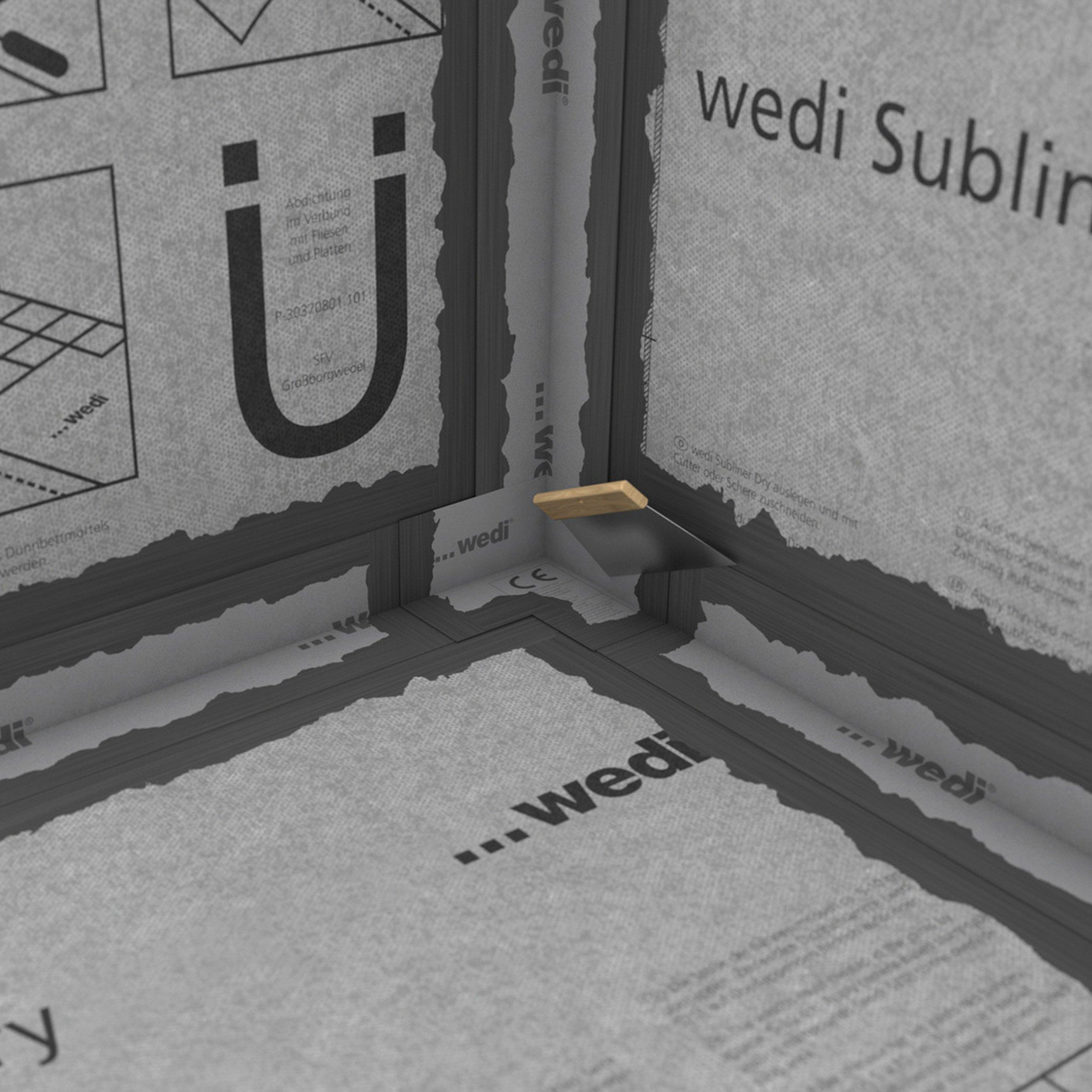 wedi Subliner Dry Inside Corner