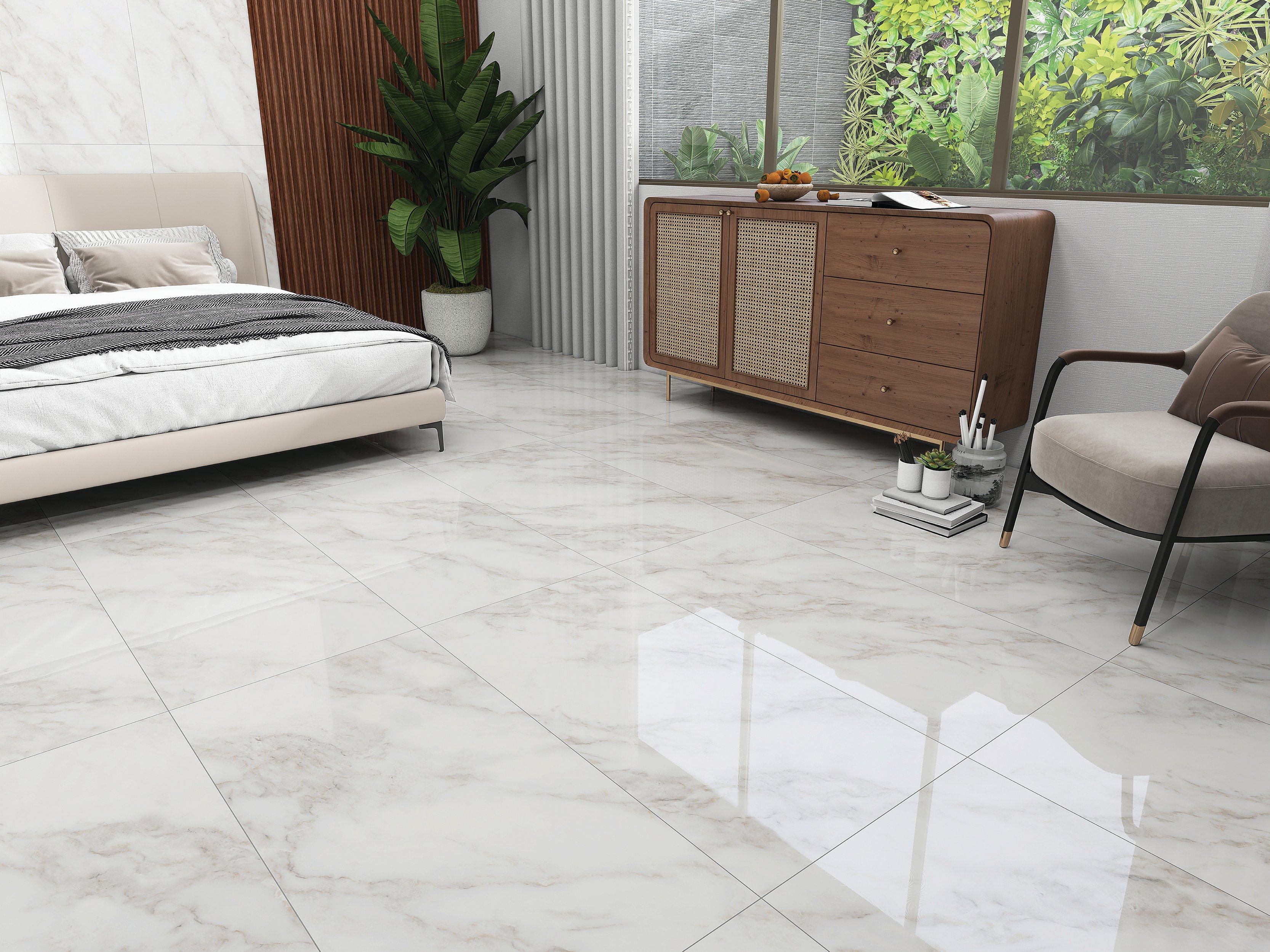 Leyland White Porcelain Polished Tile