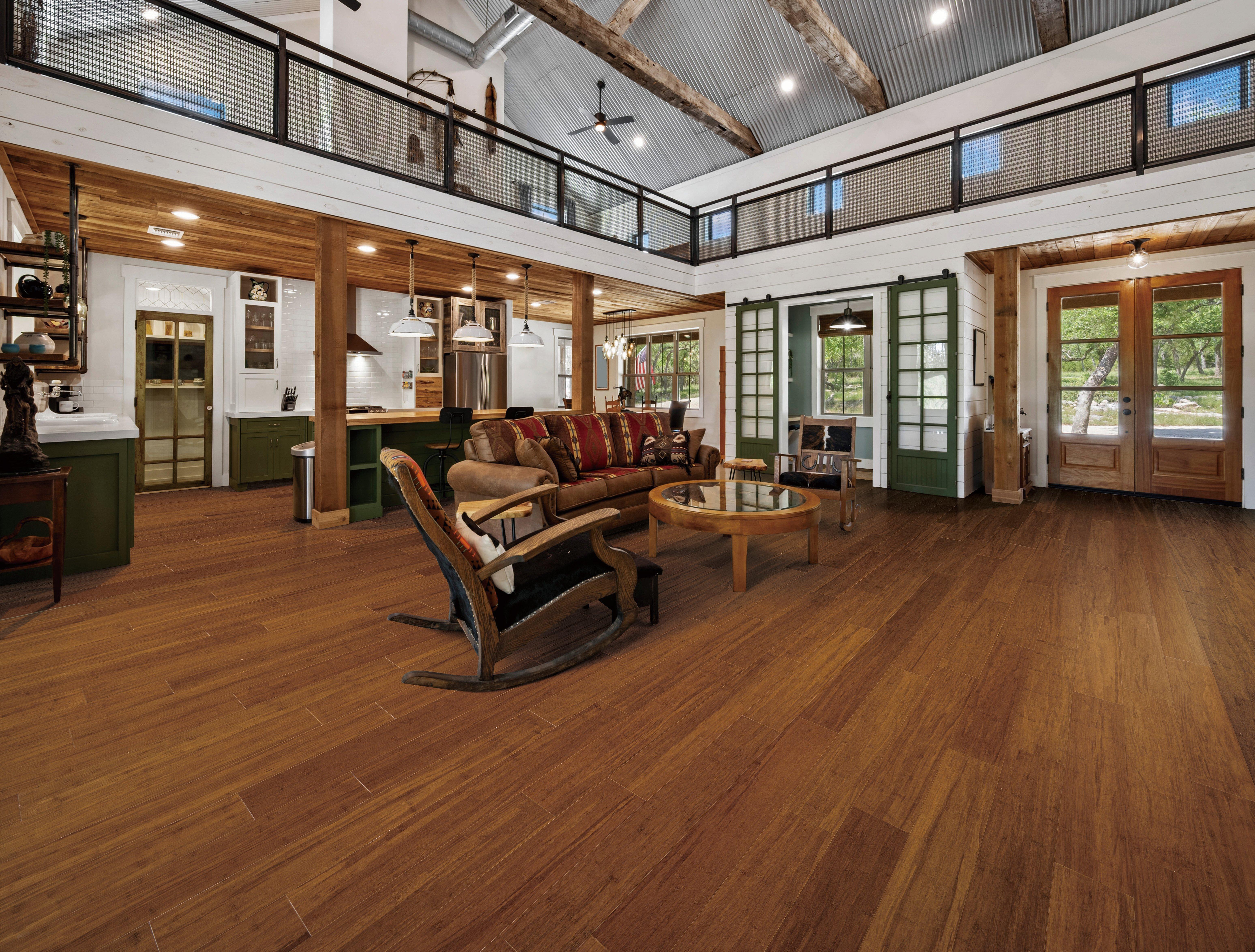 Bistre Wire Brushed Engineered Stranded Bamboo