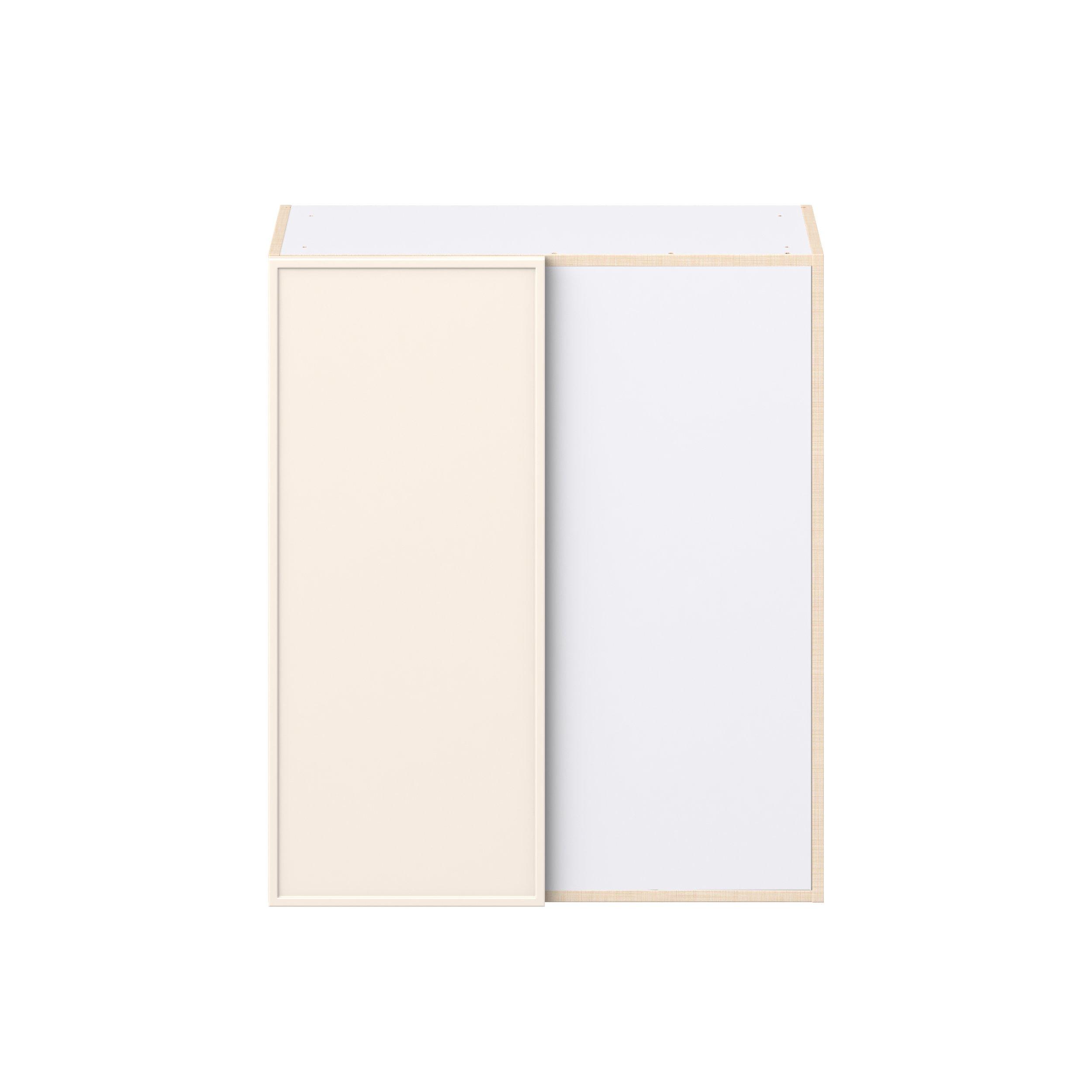 Linden 30 in. Washed Linen Right Blind Corner Wall Cabinet