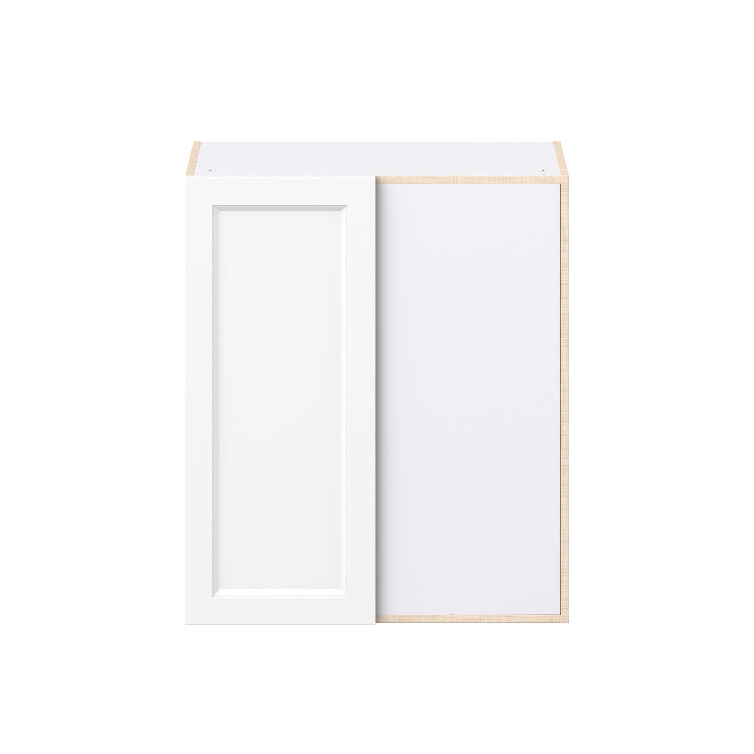 Peachtree 30 in. Painted Bright White Right Blind Corner Wall Cabinet