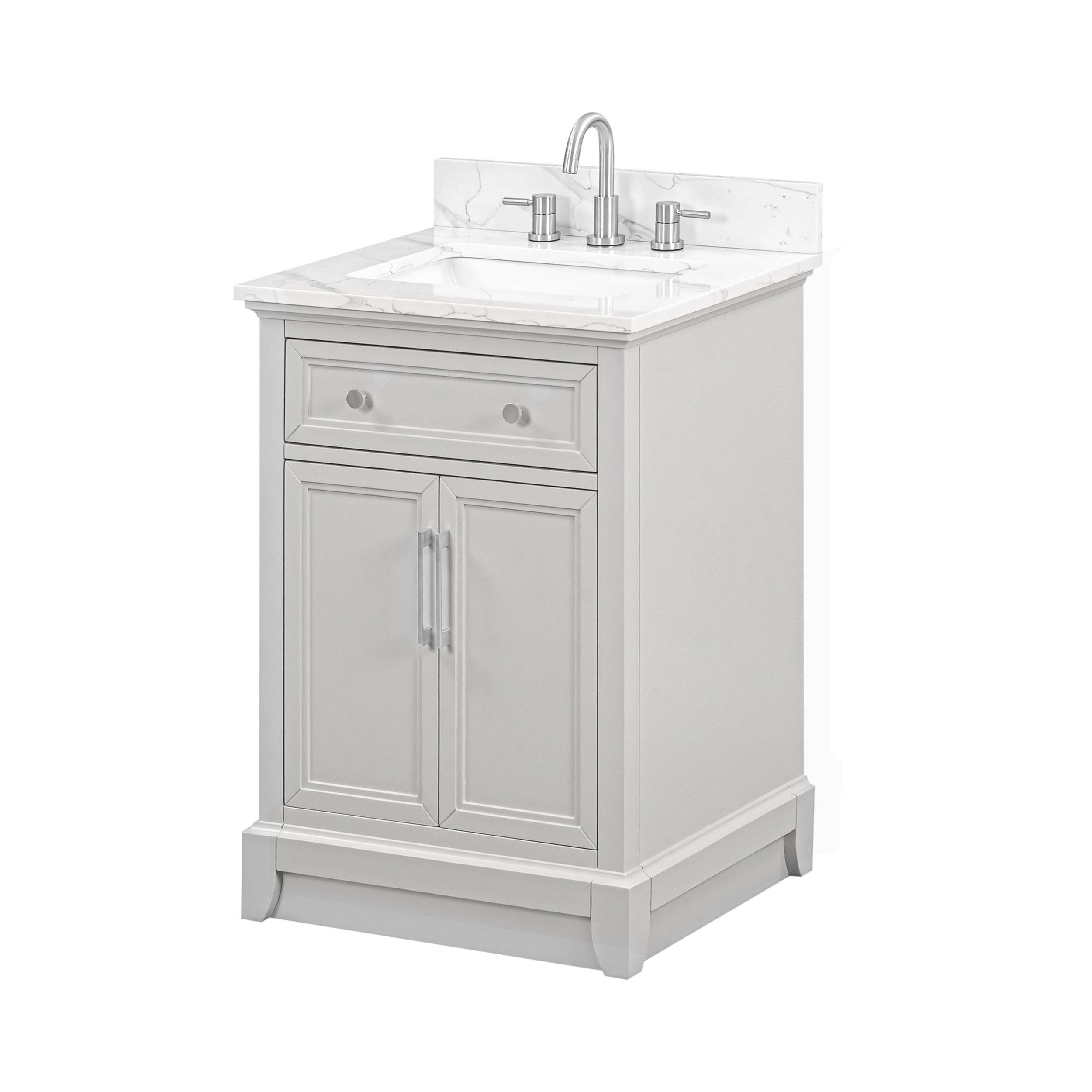 Aurora Vanity with Quartz Top
