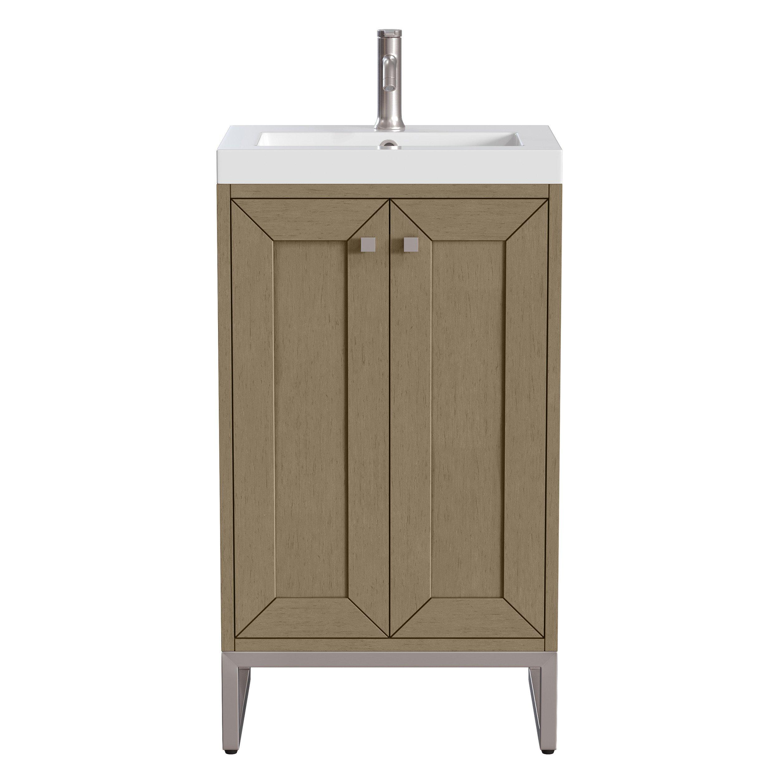 Chianti Vanity with Nickel Hardware