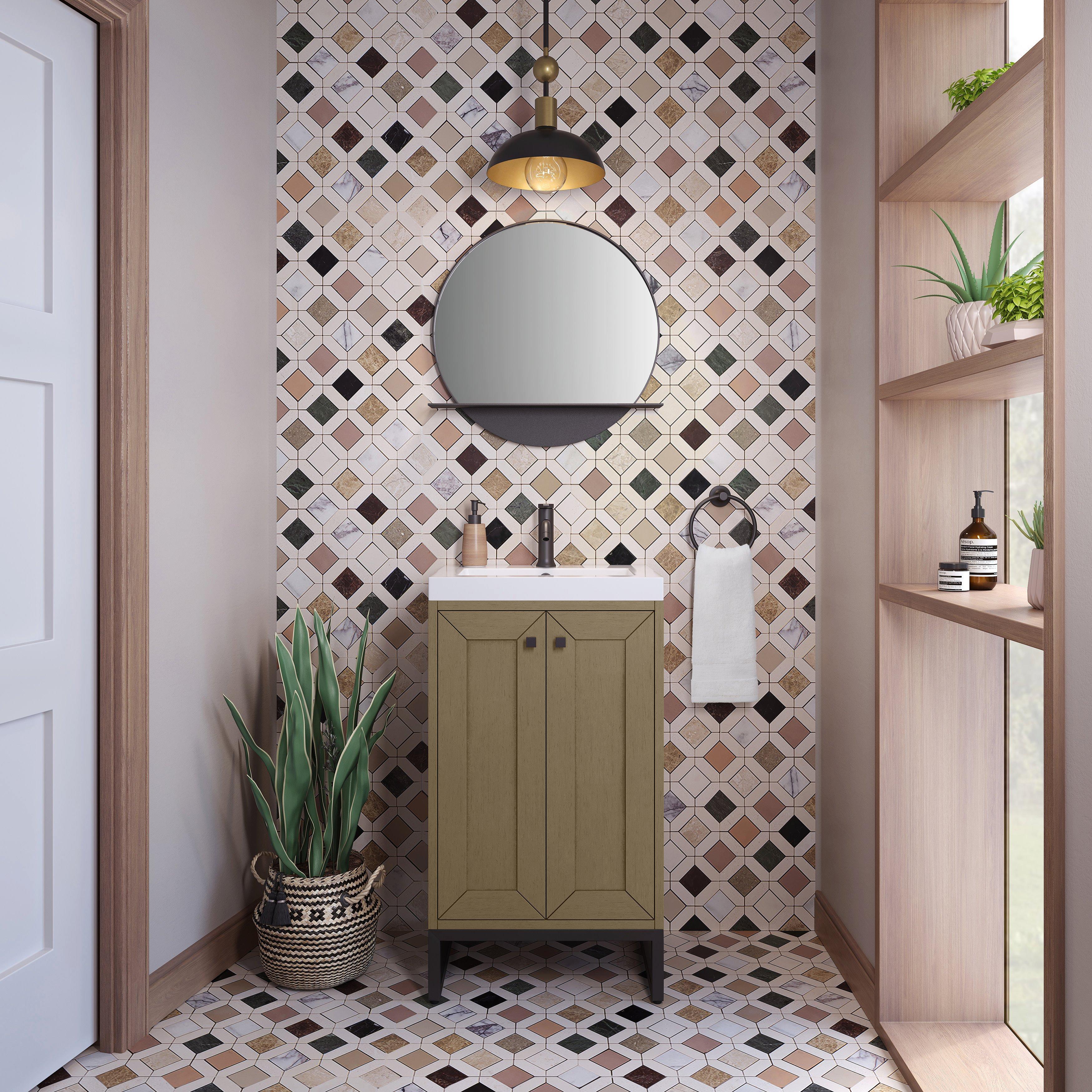 Chianti Vanity with Black Hardware