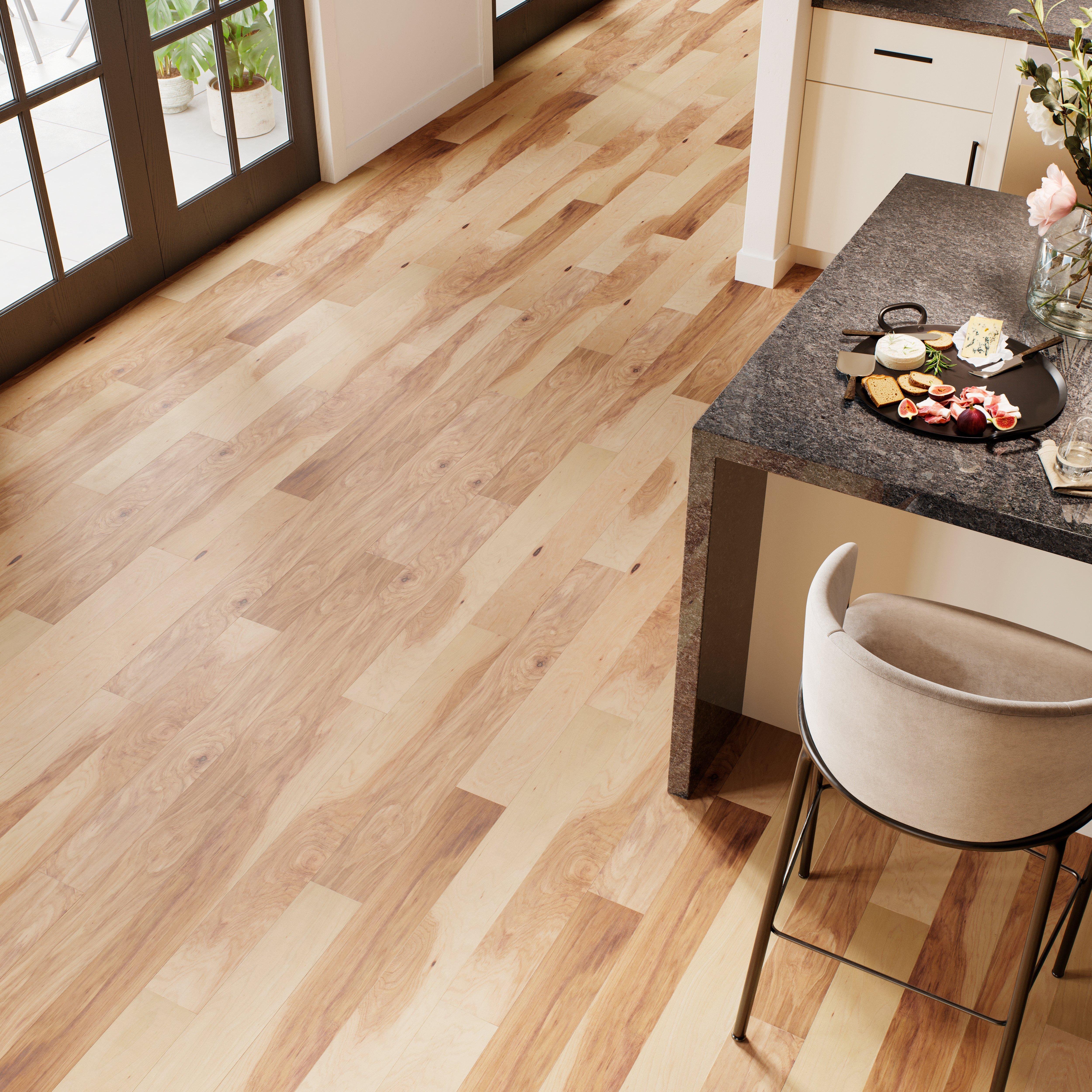 Linen Hickory Smooth Engineered Hardwood