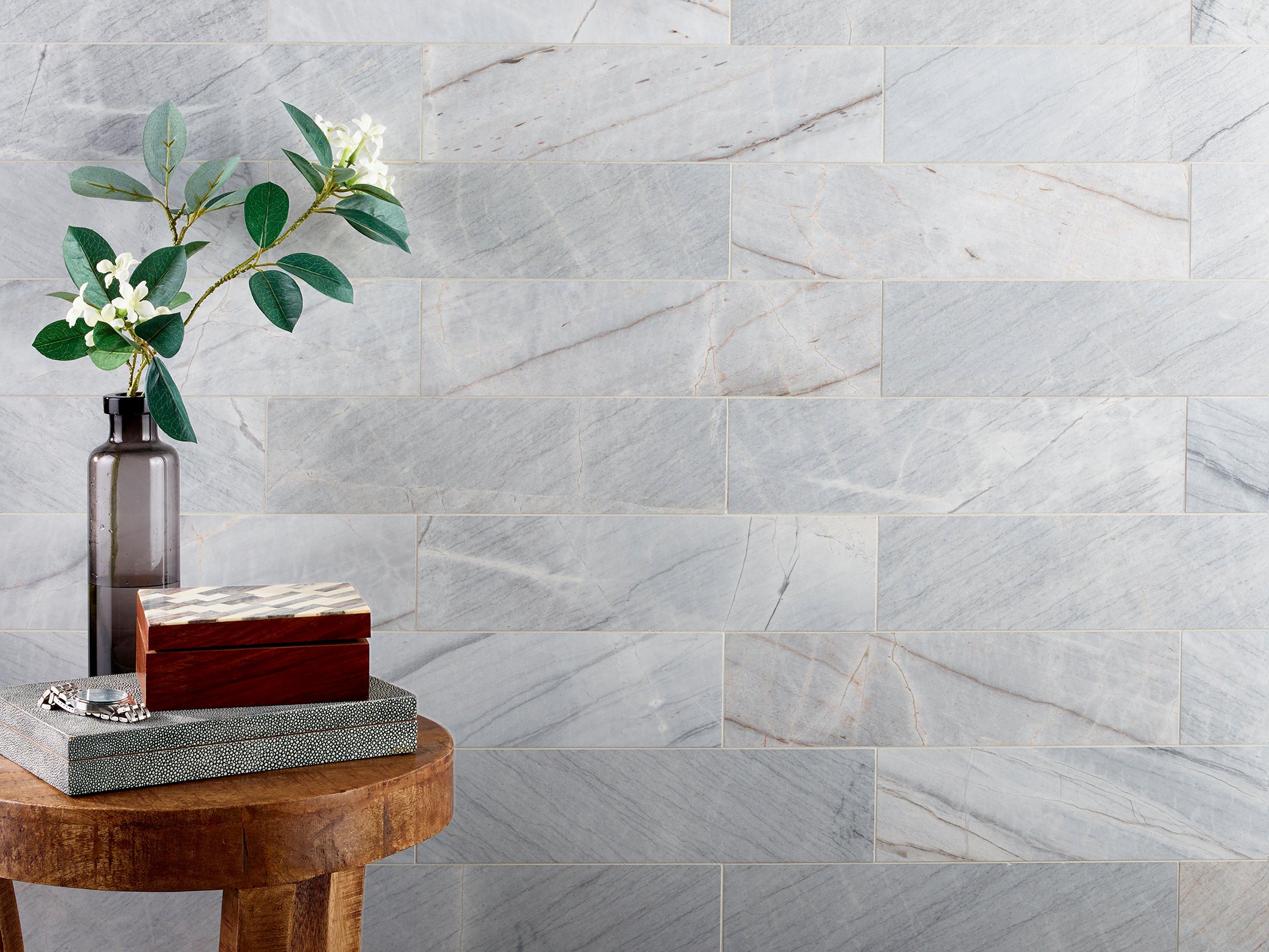 Mykonos II Gray Polished Marble Tile