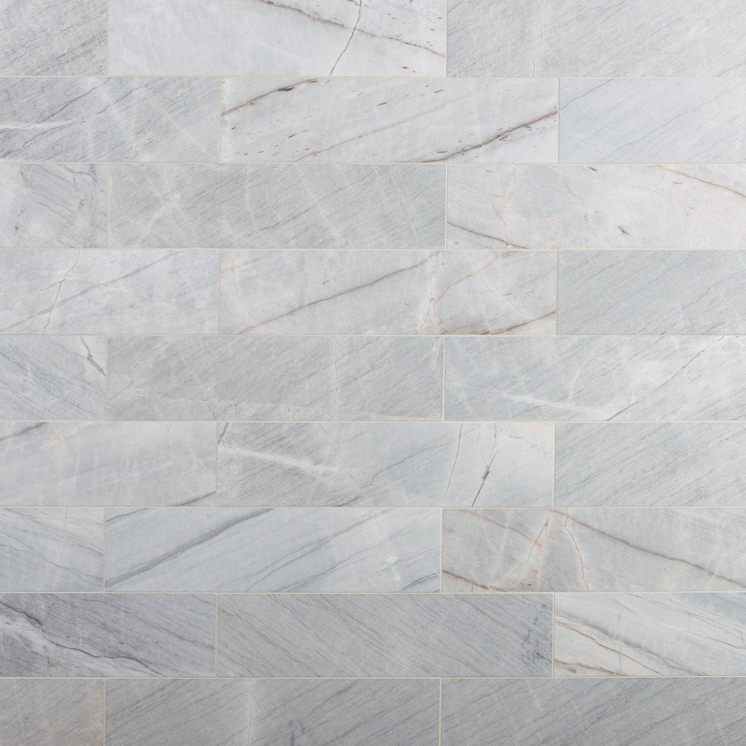 Mykonos II Gray Polished Marble Tile
