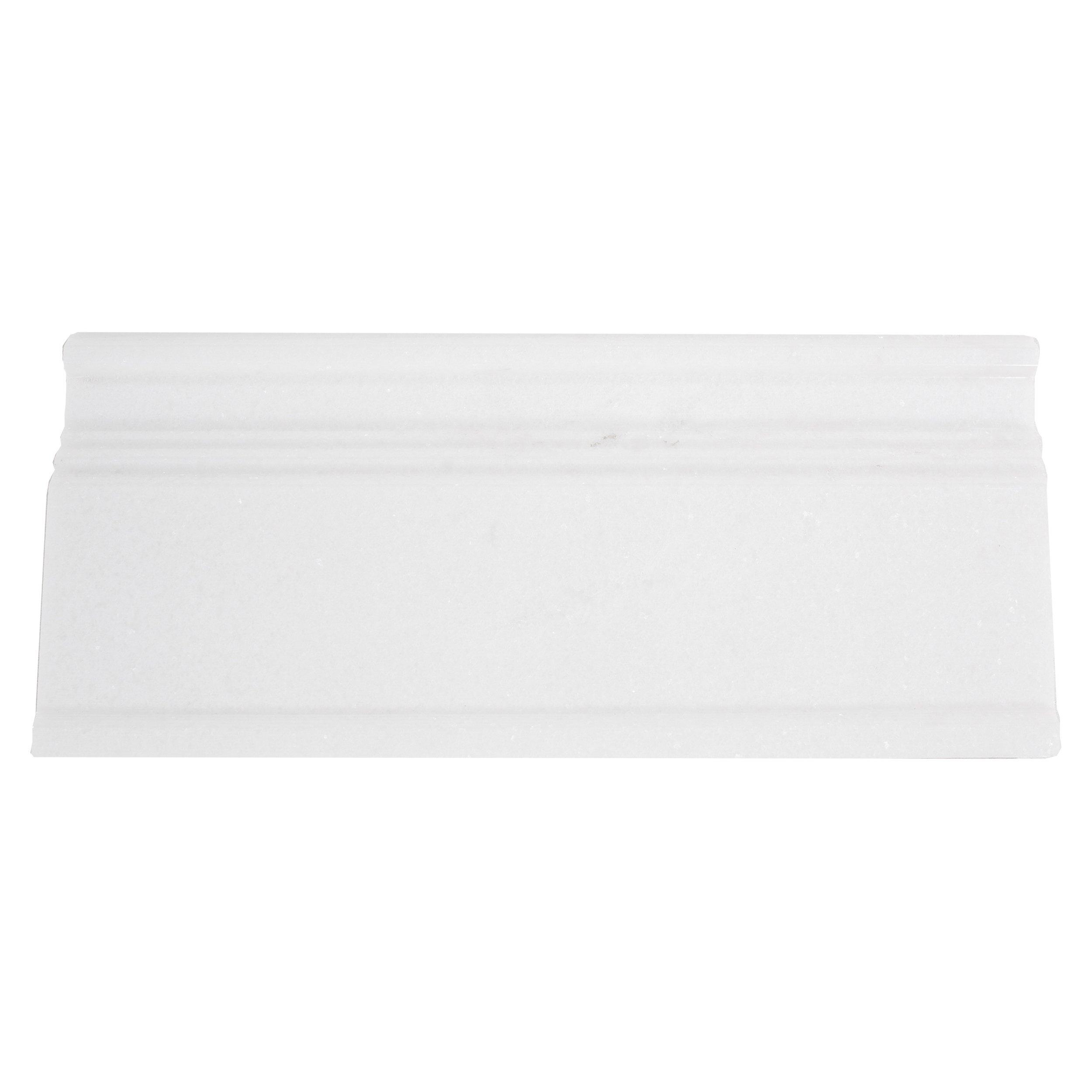 Thassos Polished Marble Base Molding