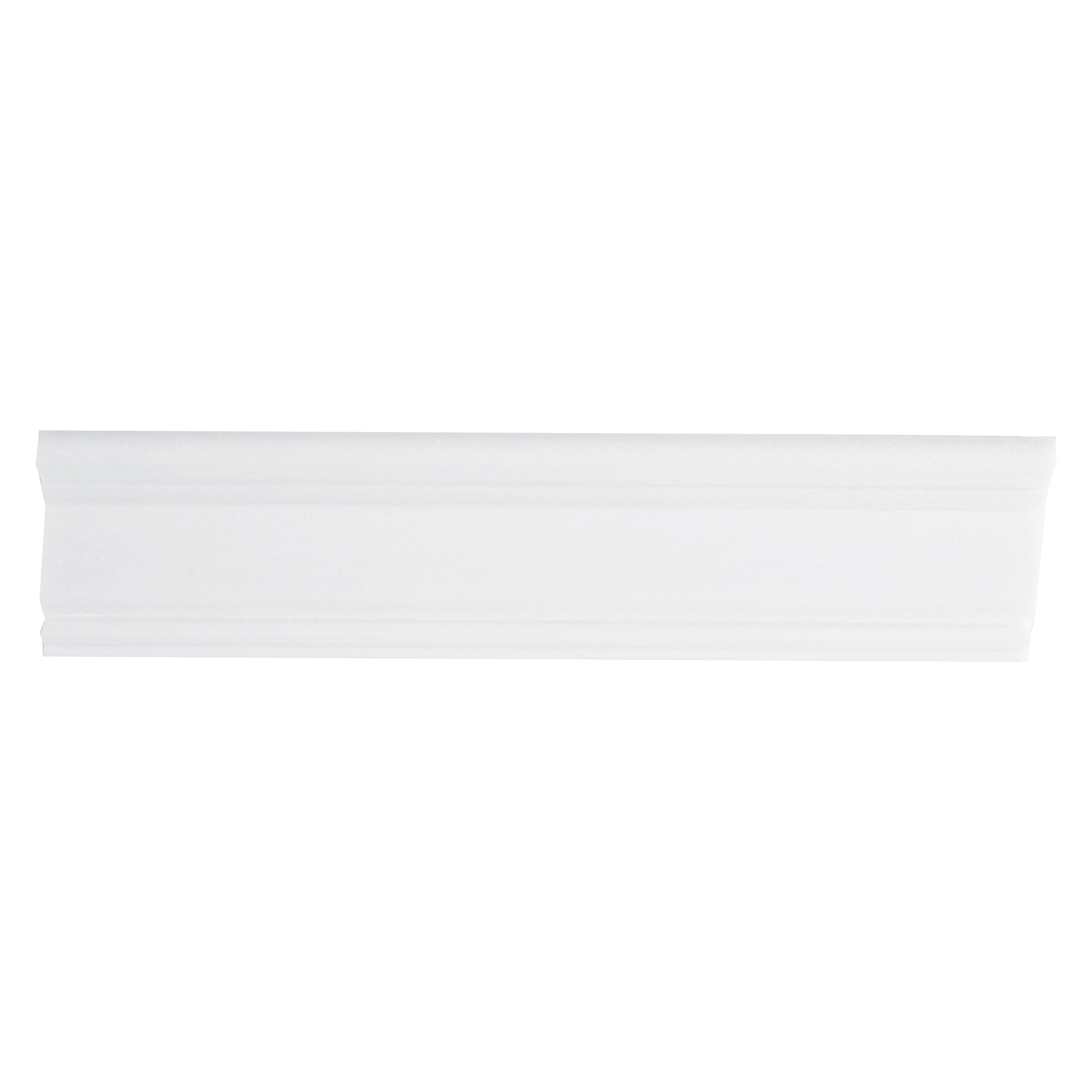 Thassos Polished Marble Chair Rail