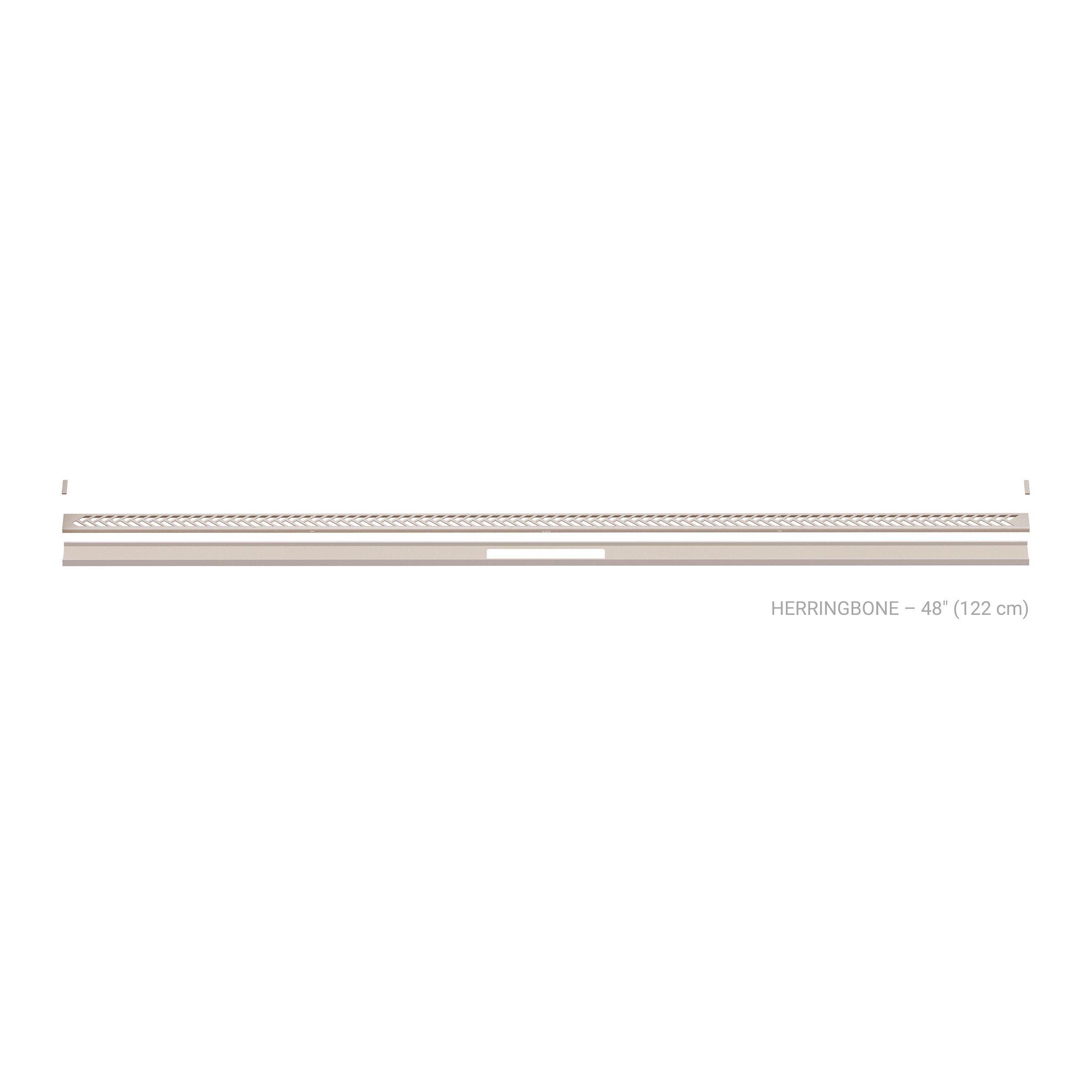 Schluter Kerdi-Line Vario Herringbone Linear Drain
