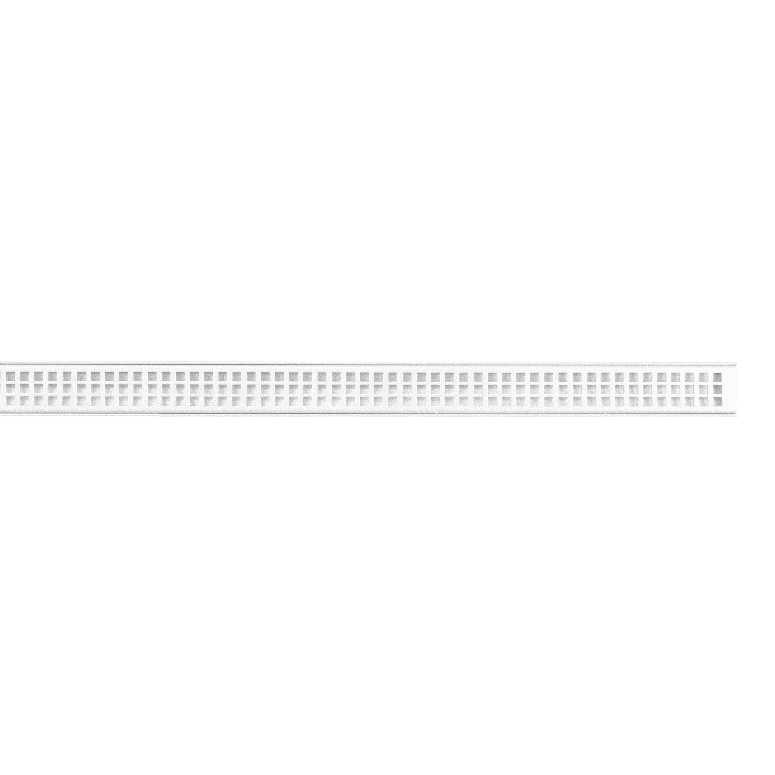 Schluter Kerdi-Line 4ft. Matte White Slant Vario Linear Drain