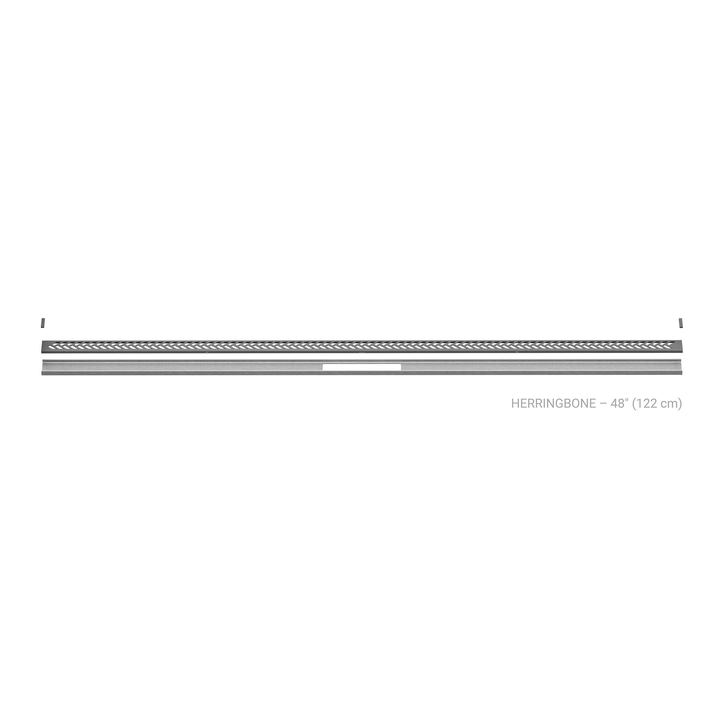 Schluter Kerdi-Line Vario Herringbone Linear Drain