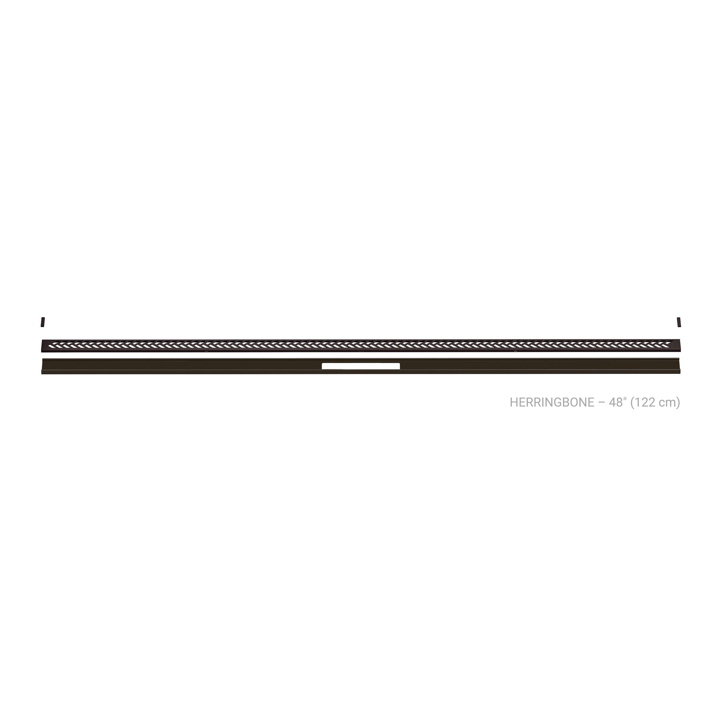 Schluter Kerdi-Line Vario Herringbone Linear Drain