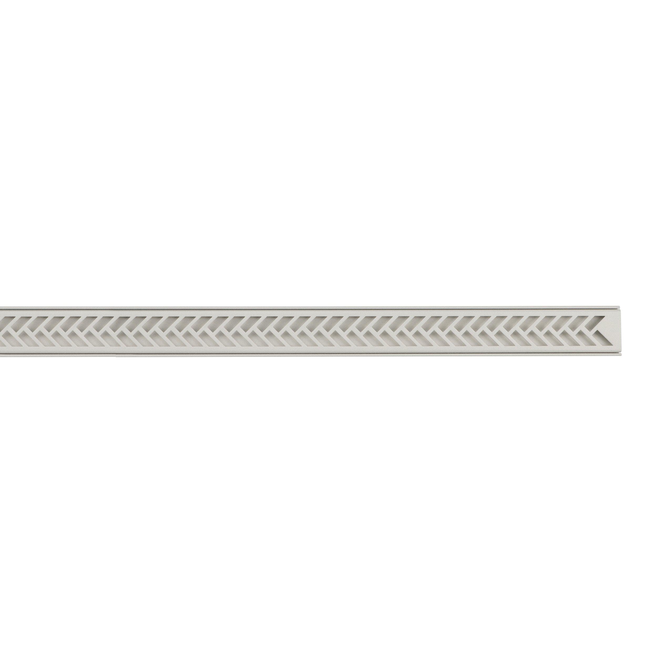Schluter Kerdi-Line 8ft. Vario Herringbone Linear Drain Greige