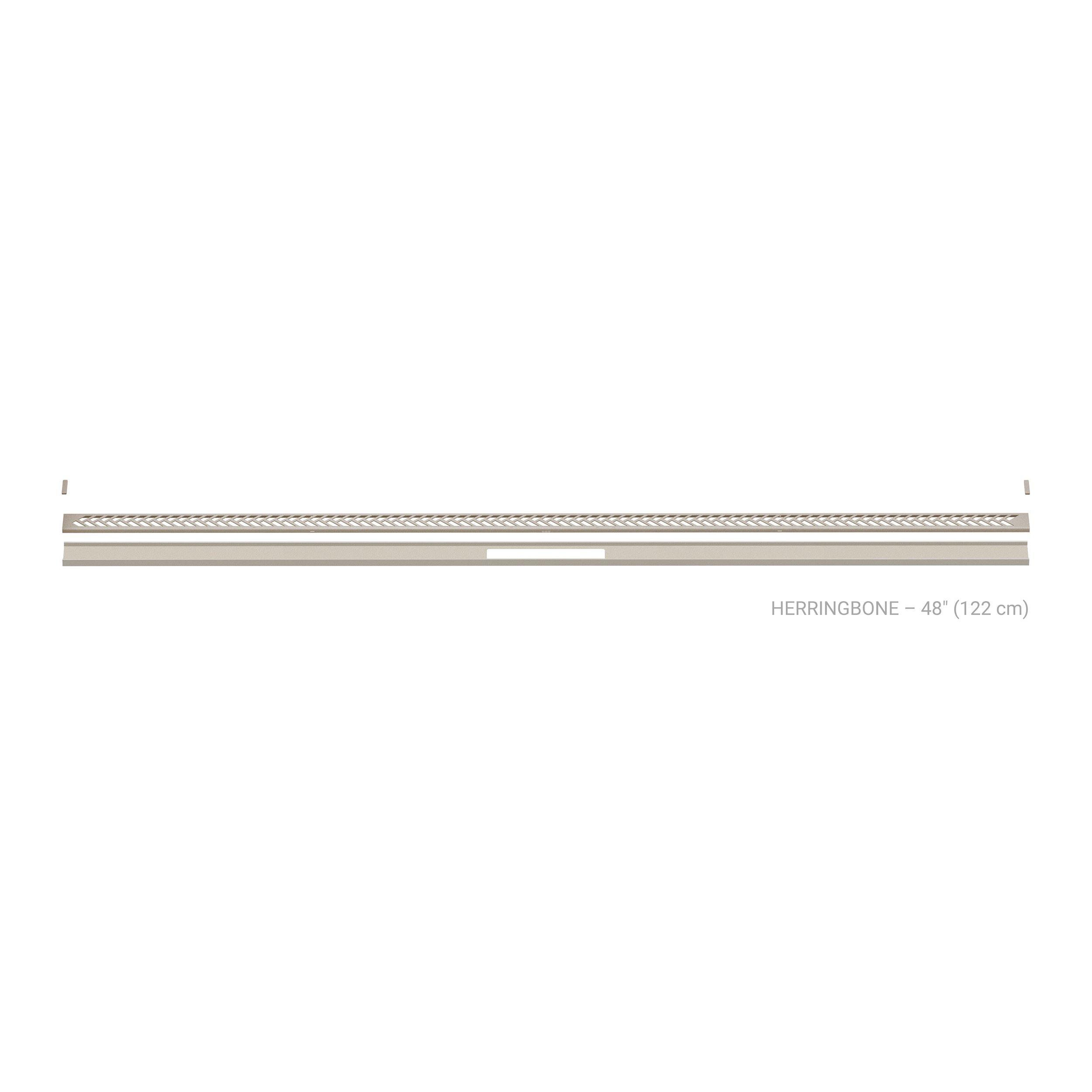 Schluter Kerdi-Line Vario Herringbone Linear Drain