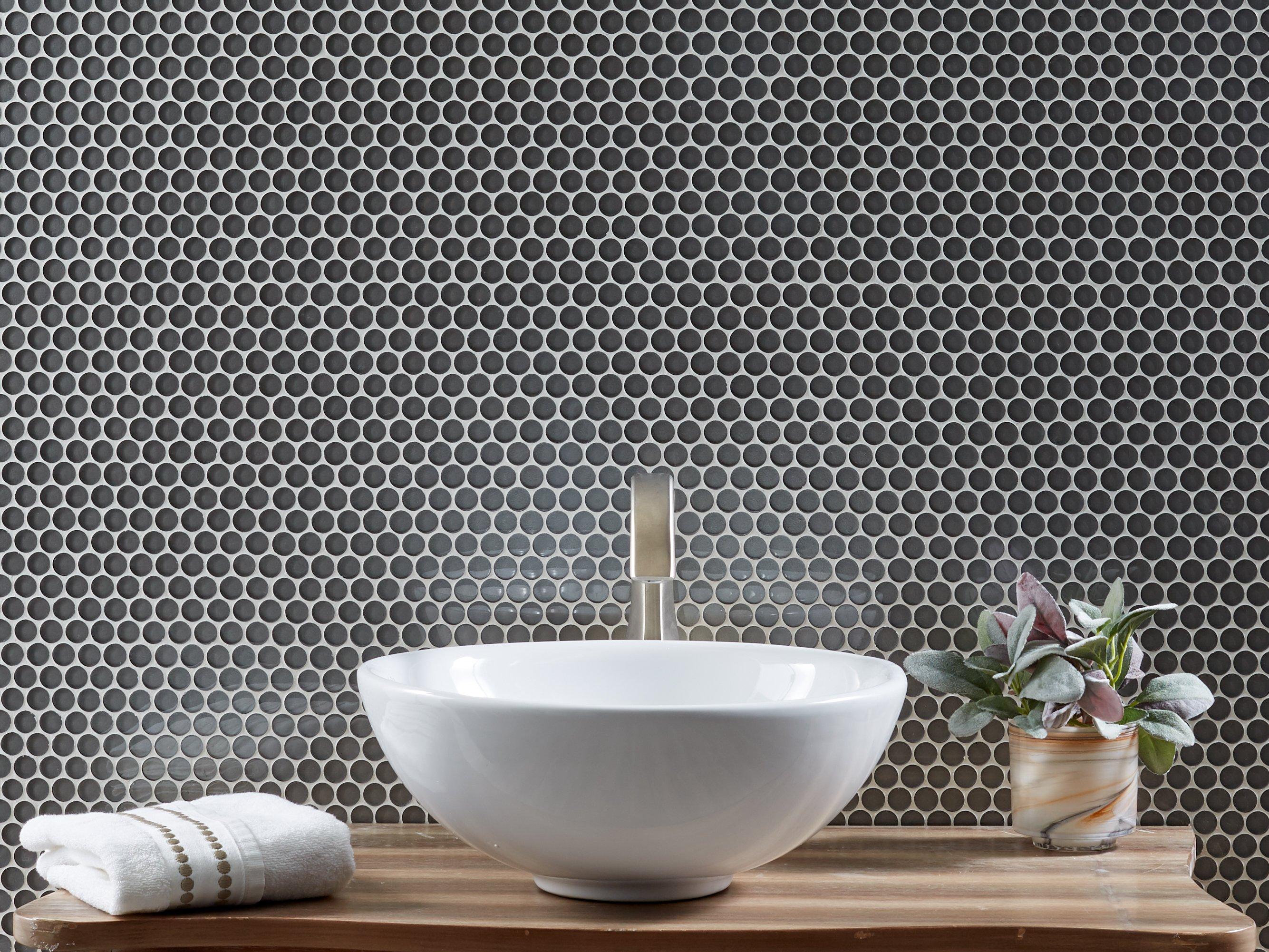 Dusk Glass Penny Mosaic