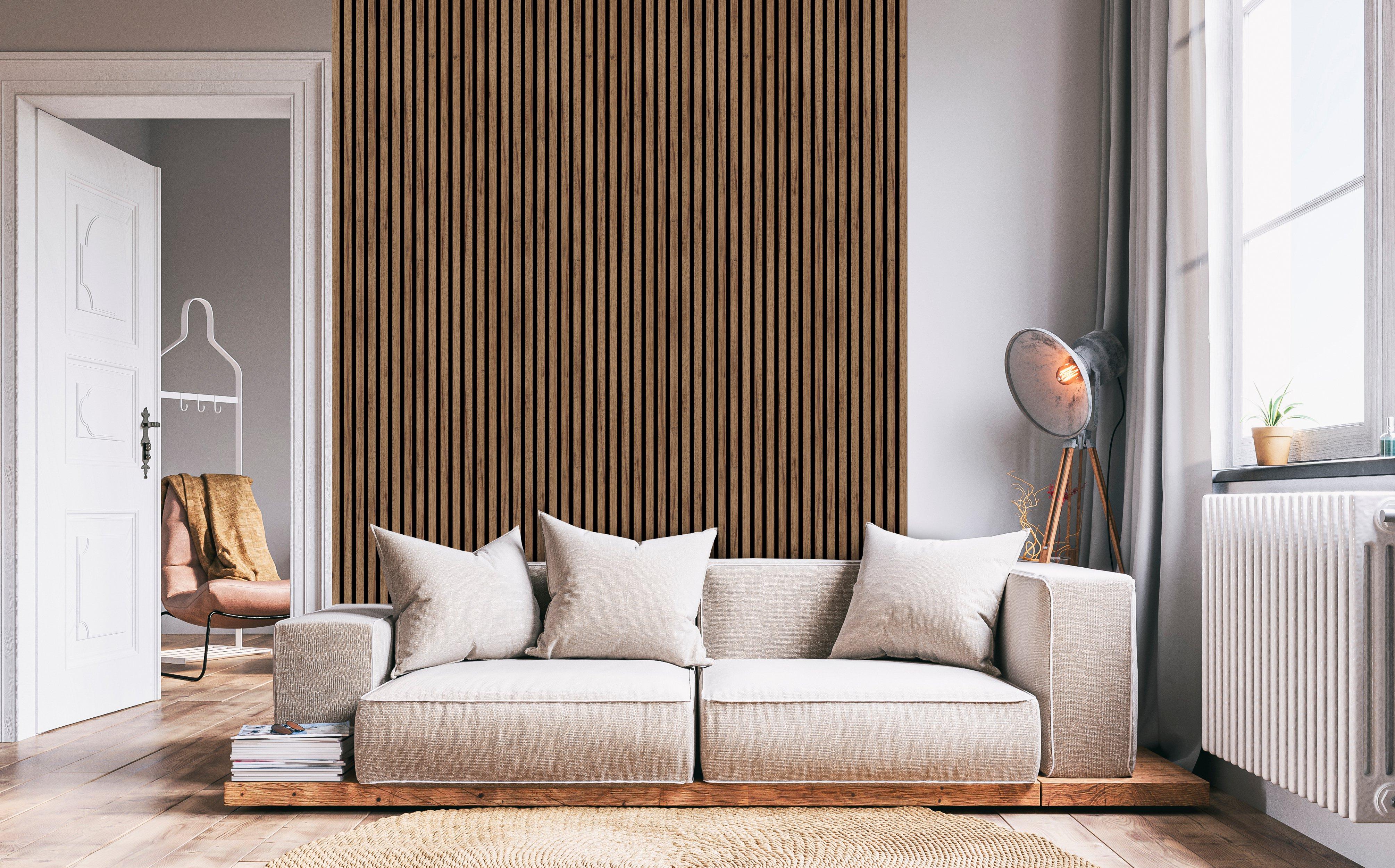 Chestnut Wood Wall Acoustic Panel