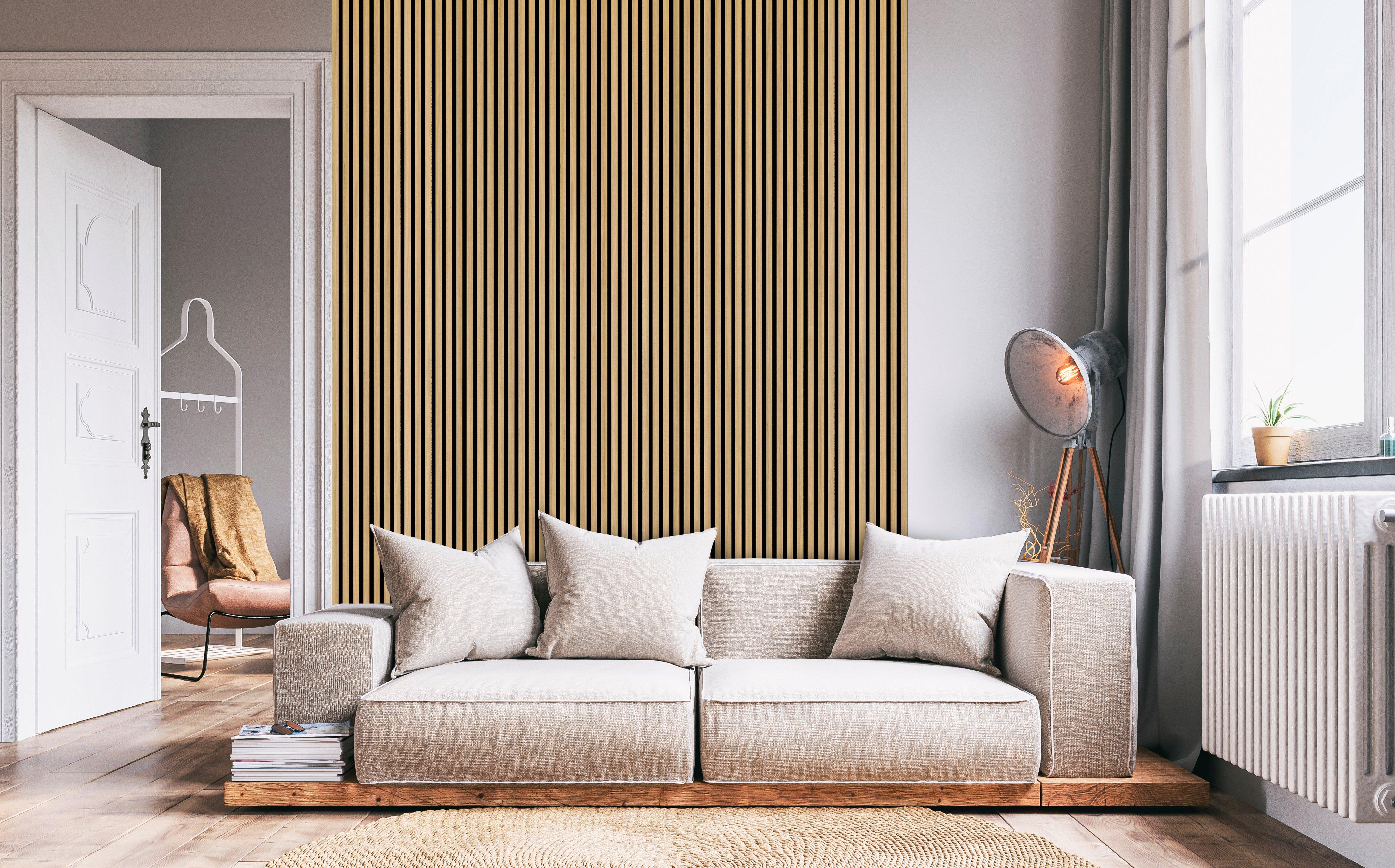 White Oak Natural Wood Wall Acoustic Panel