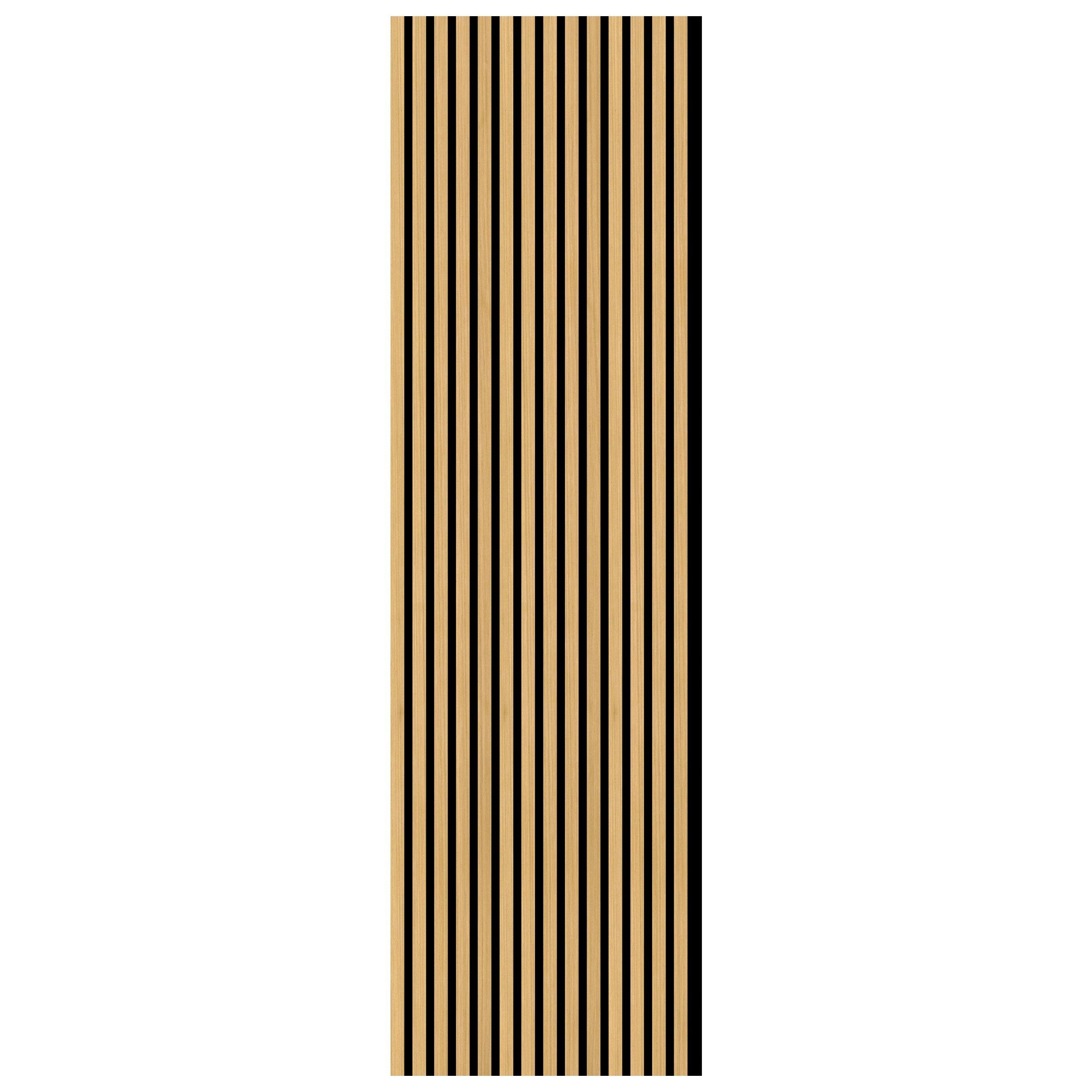 White Oak Natural Wood Acoustic Wall Panel