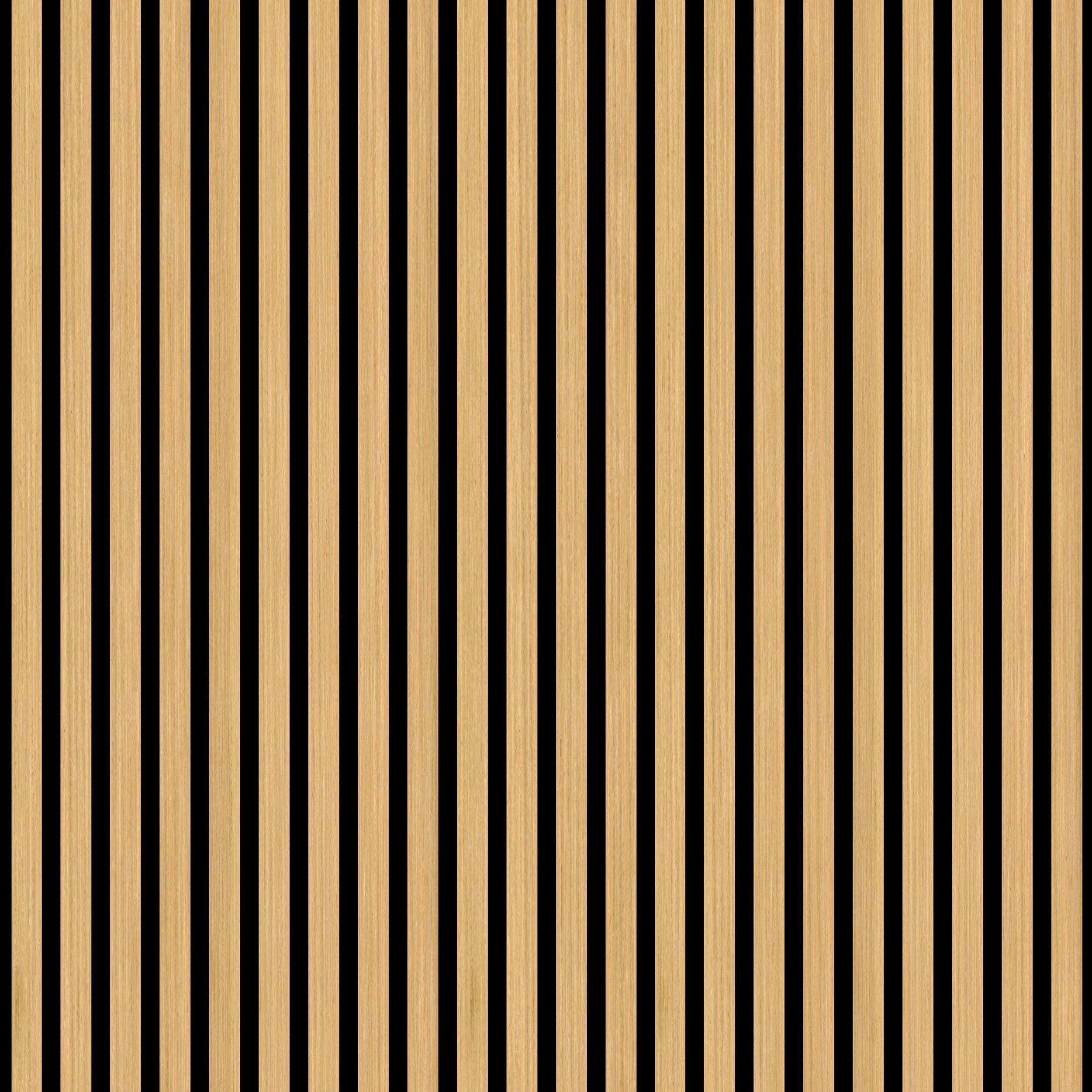 White Oak Natural Wood Acoustic Wall Panel