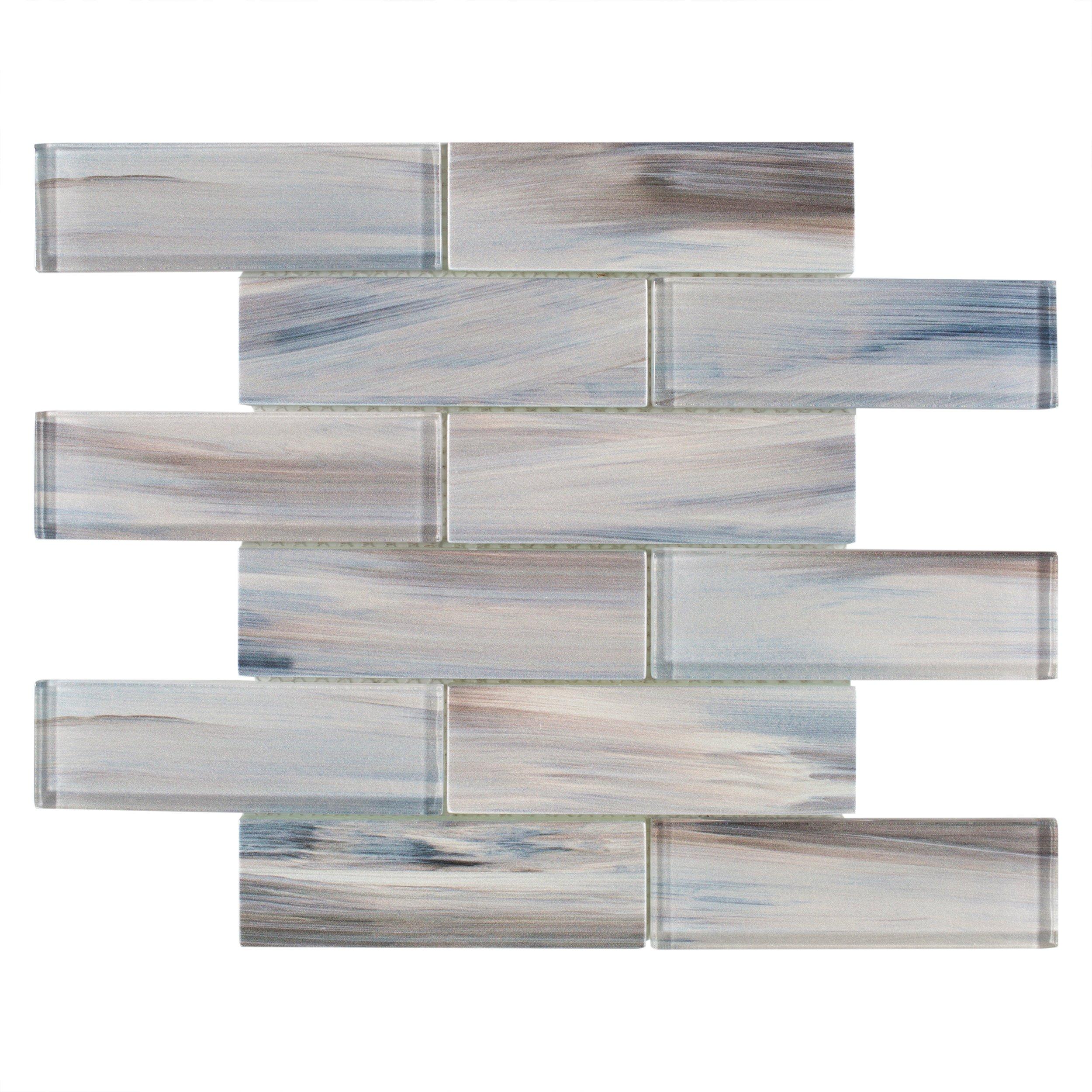 Sunrise Brick Glass Mosaic