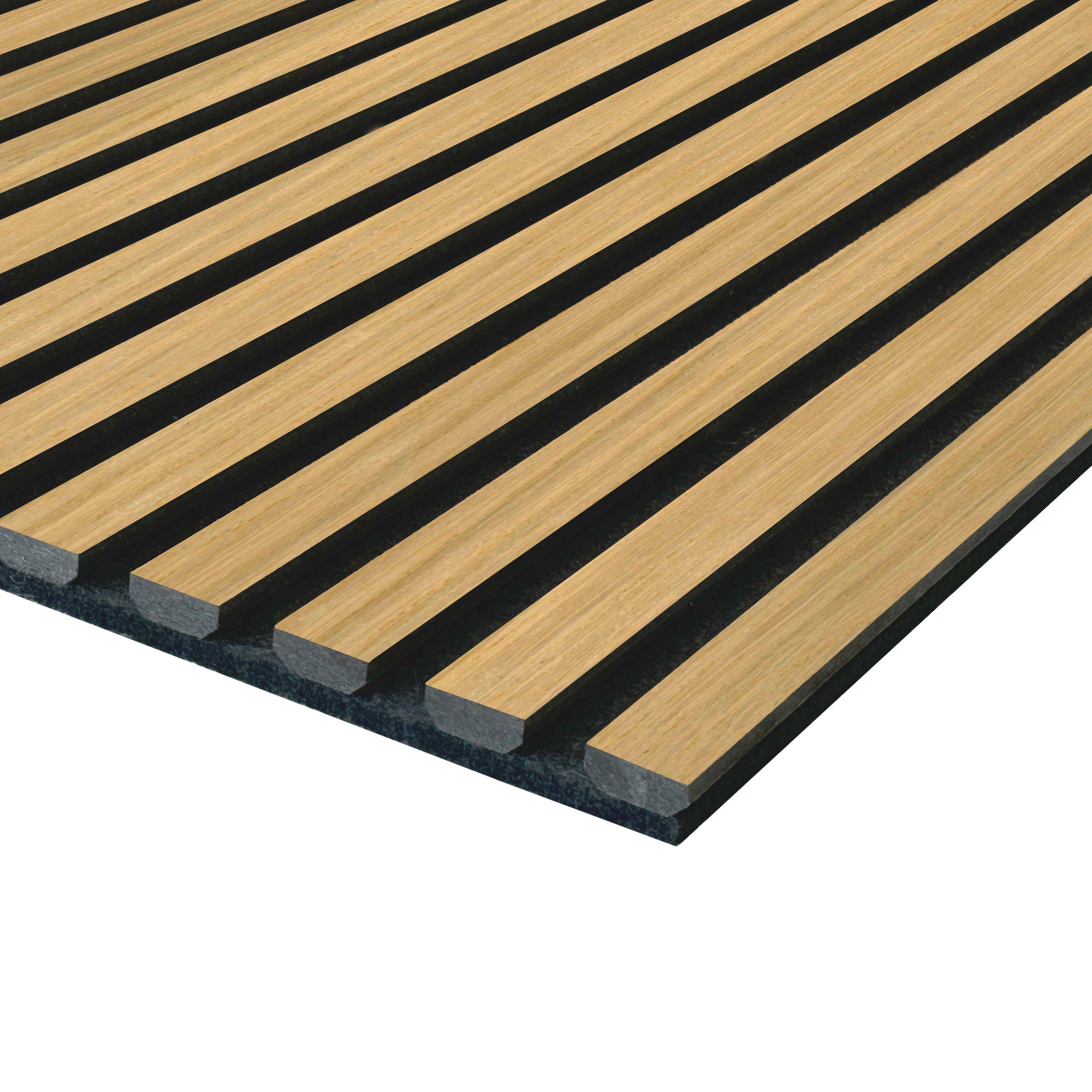 White Oak Natural Wood Acoustic Wall Panel