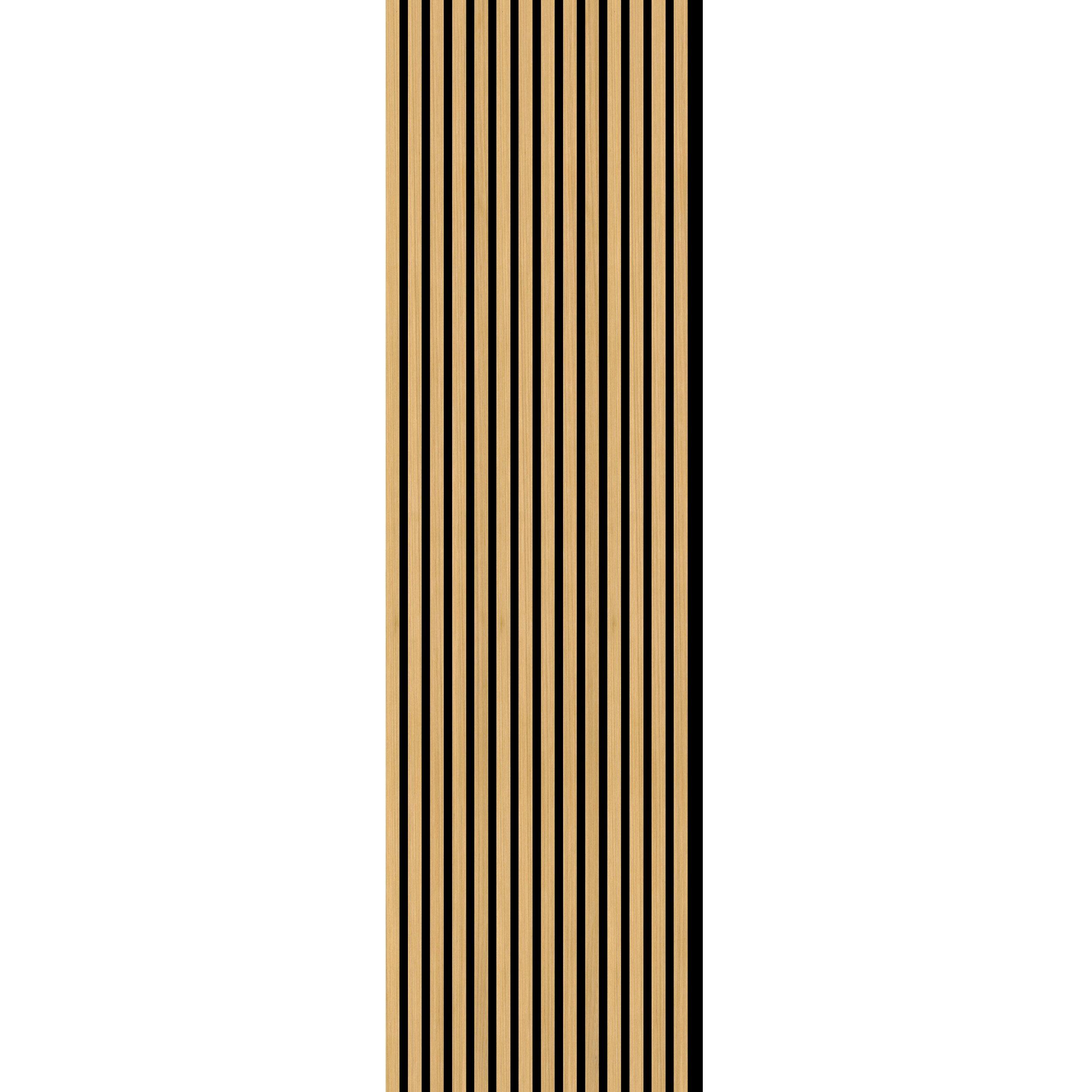 White Oak Natural Wood Acoustic Wall Panel