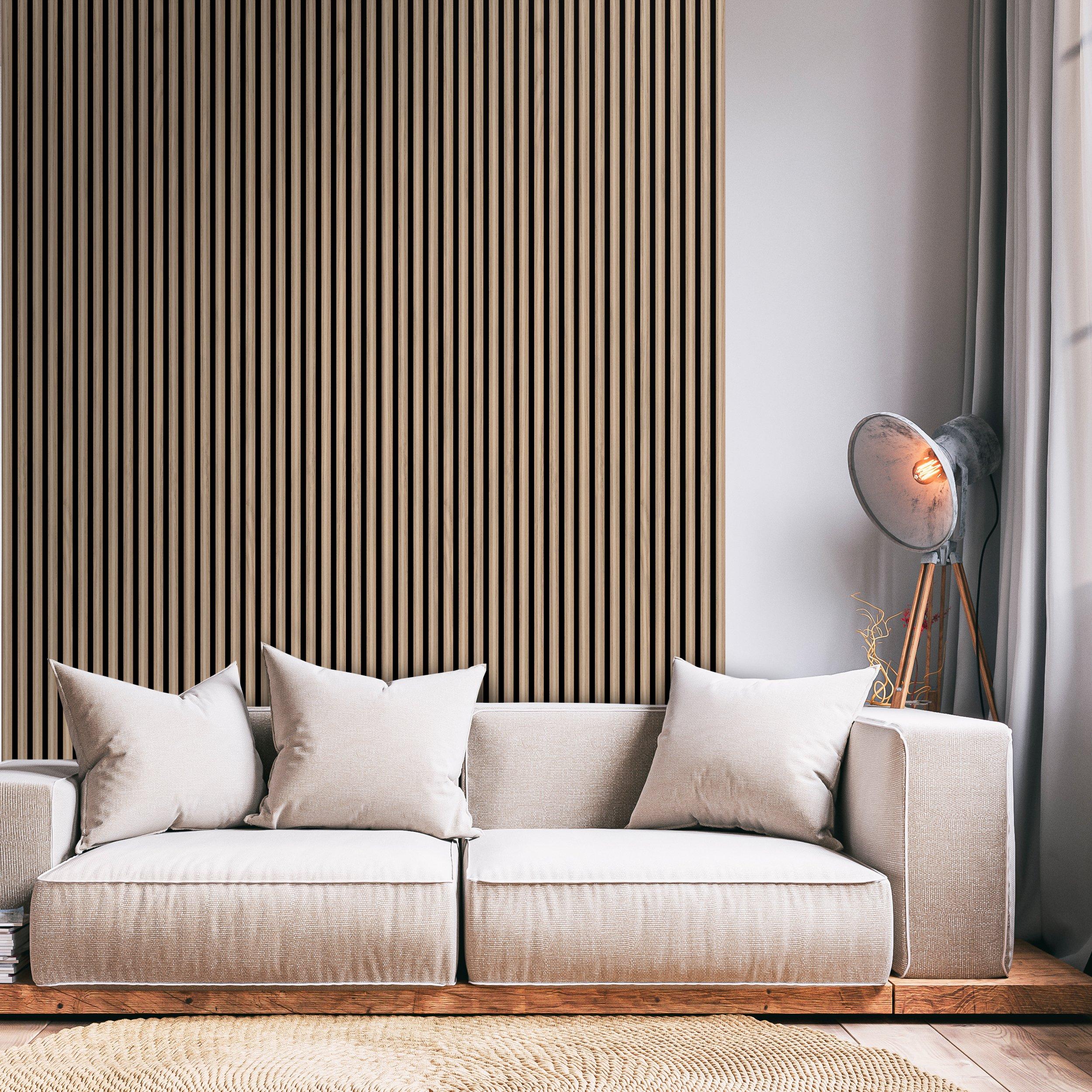 Concave Prospect Wood Acoustic Wall Panel