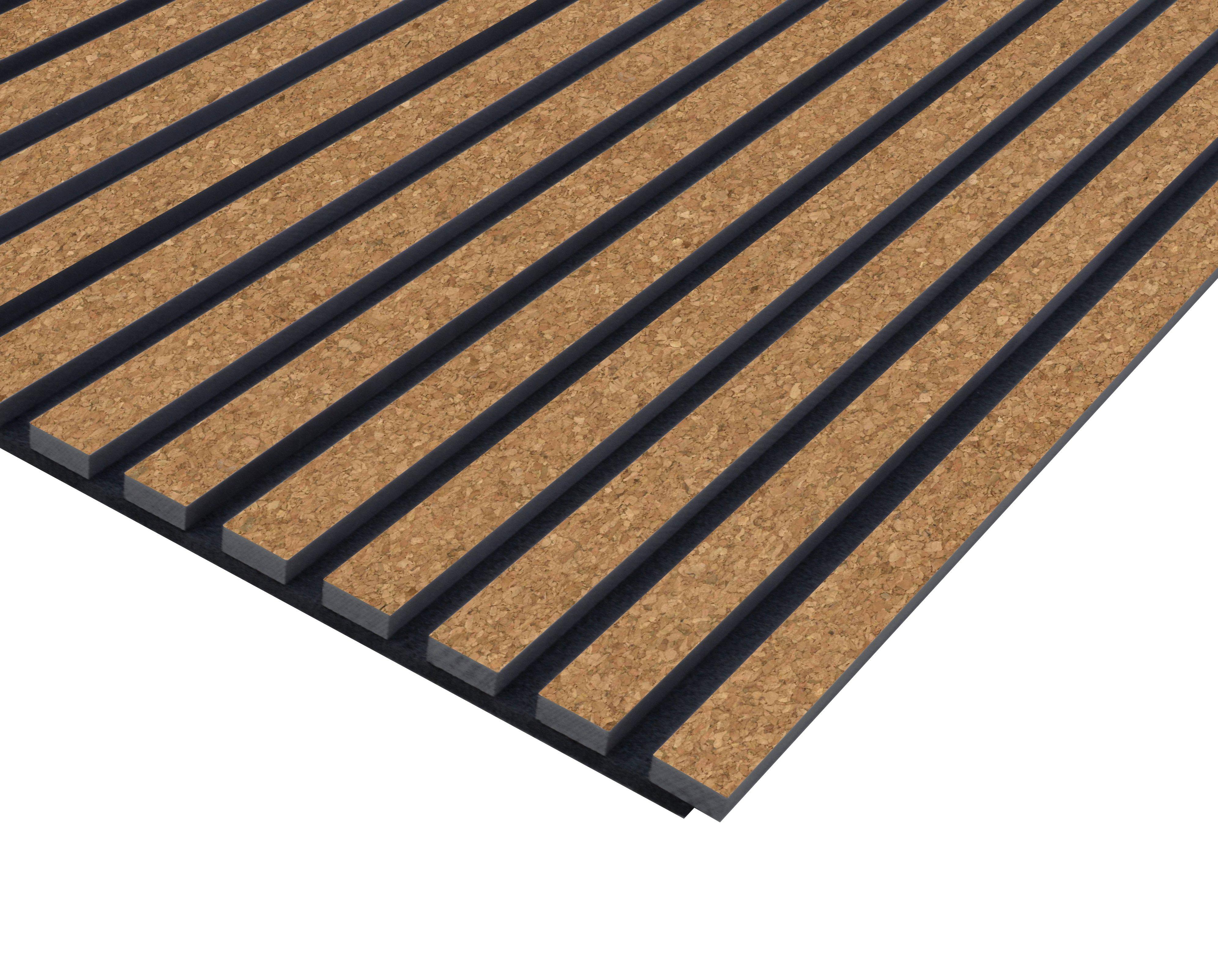 Cork Wood Acoustic Wall Panel