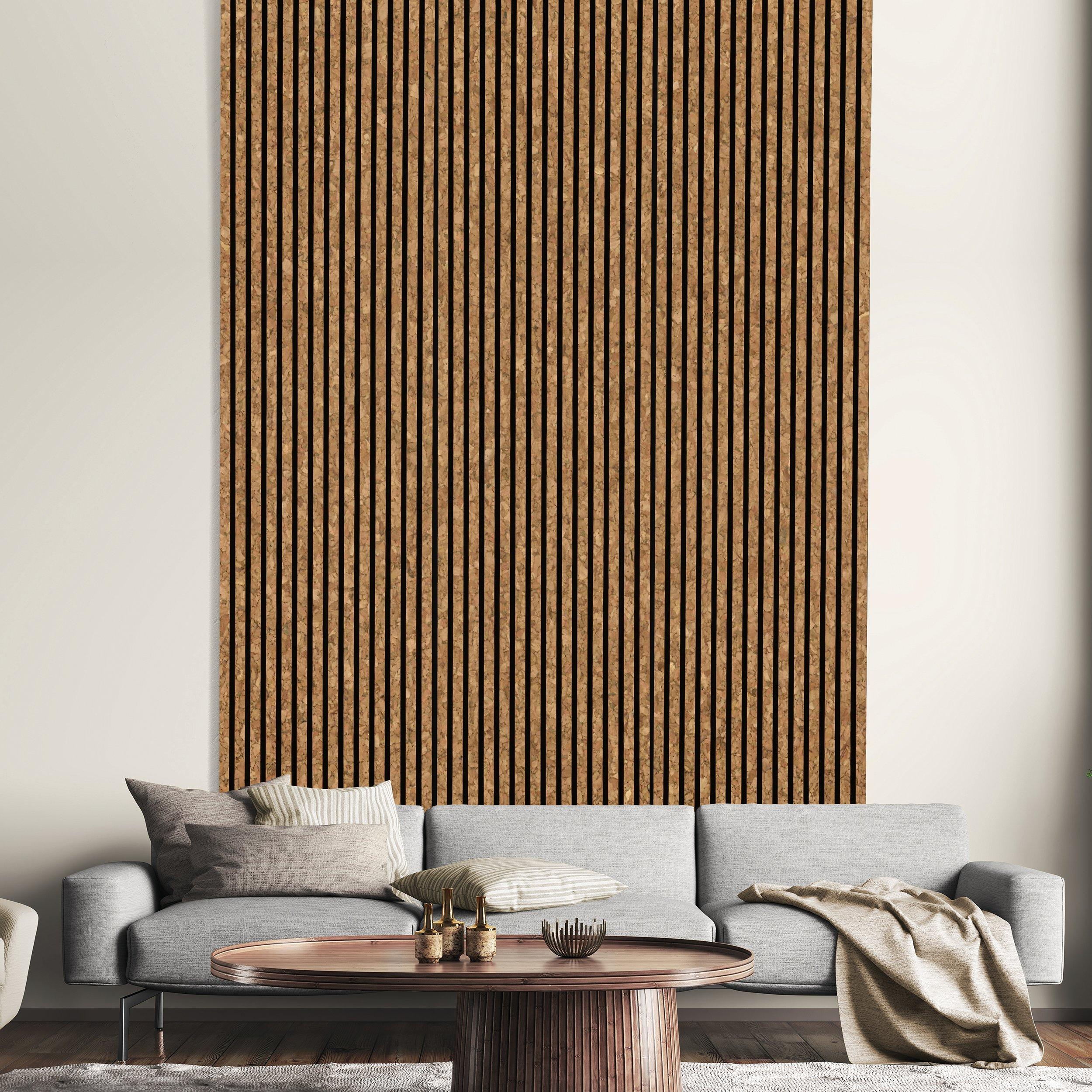 Cork Wood Acoustic Wall Panel