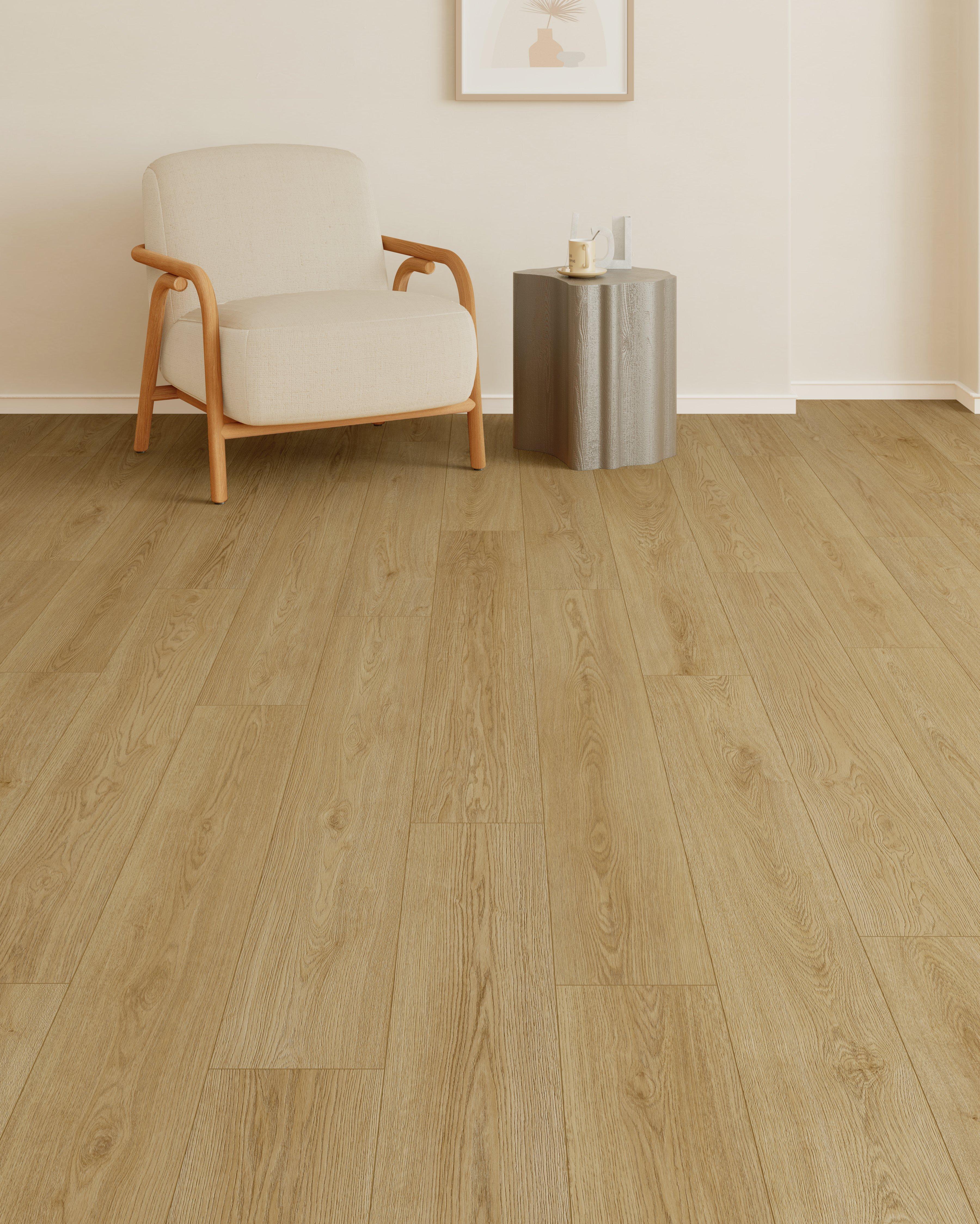 Amber Falls Waterproof Rigid Core Luxury Vinyl Plank - Cork Pad