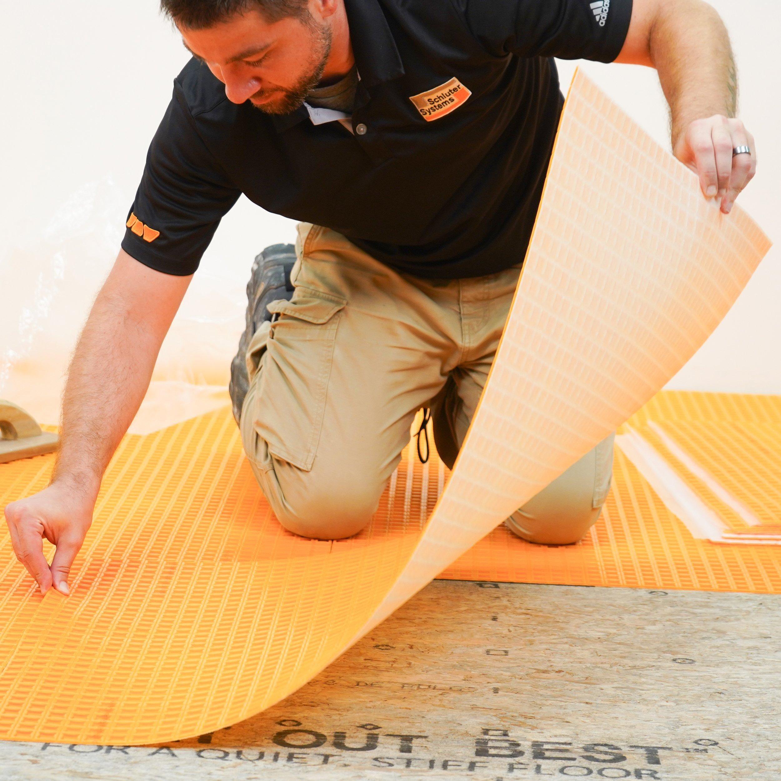 Schluter Ditra Peel & Stick Uncoupling Membrane Sheet