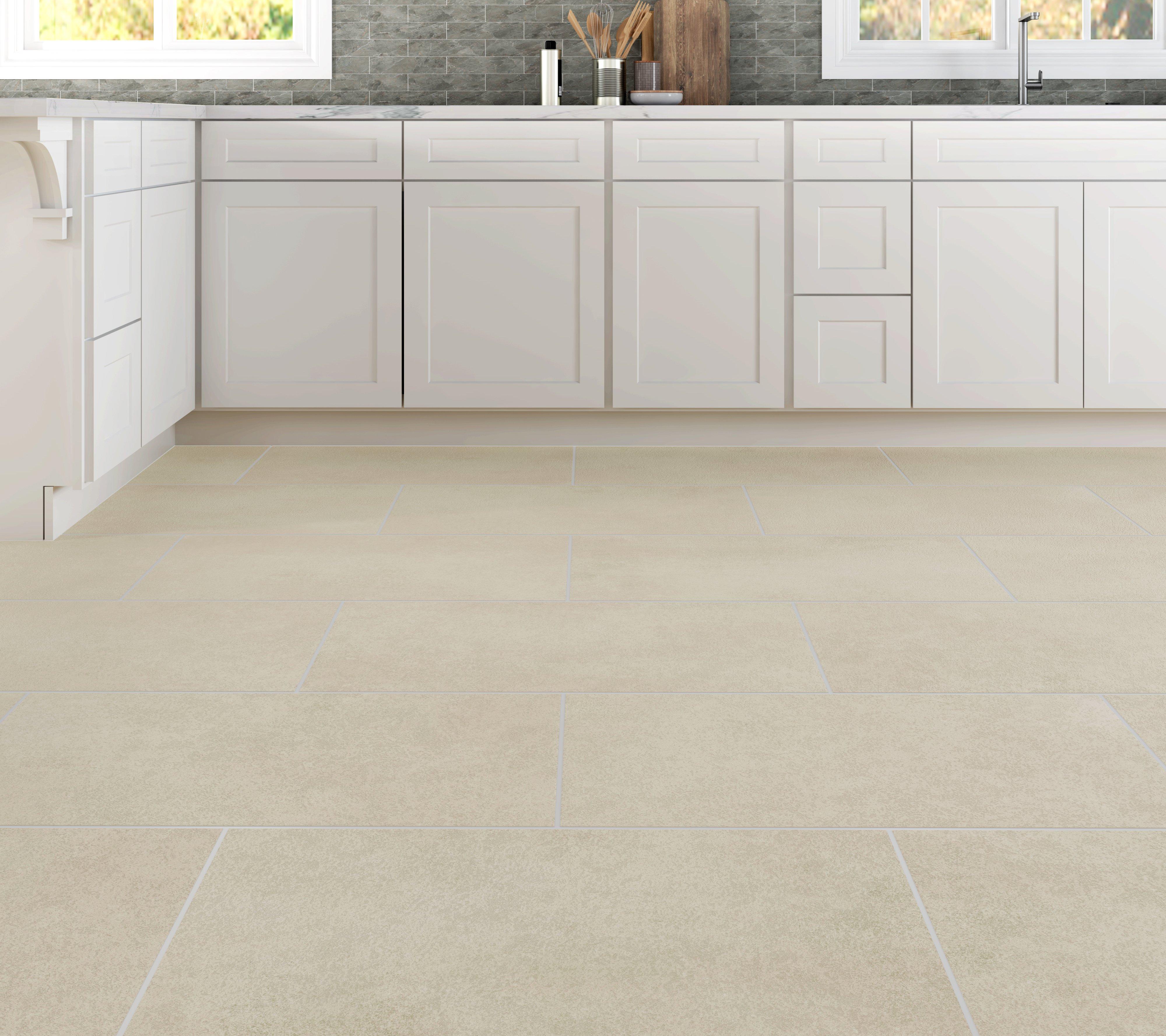Cantabria Greige Waterproof Rigid Core Luxury Vinyl Plank - Cork Pad