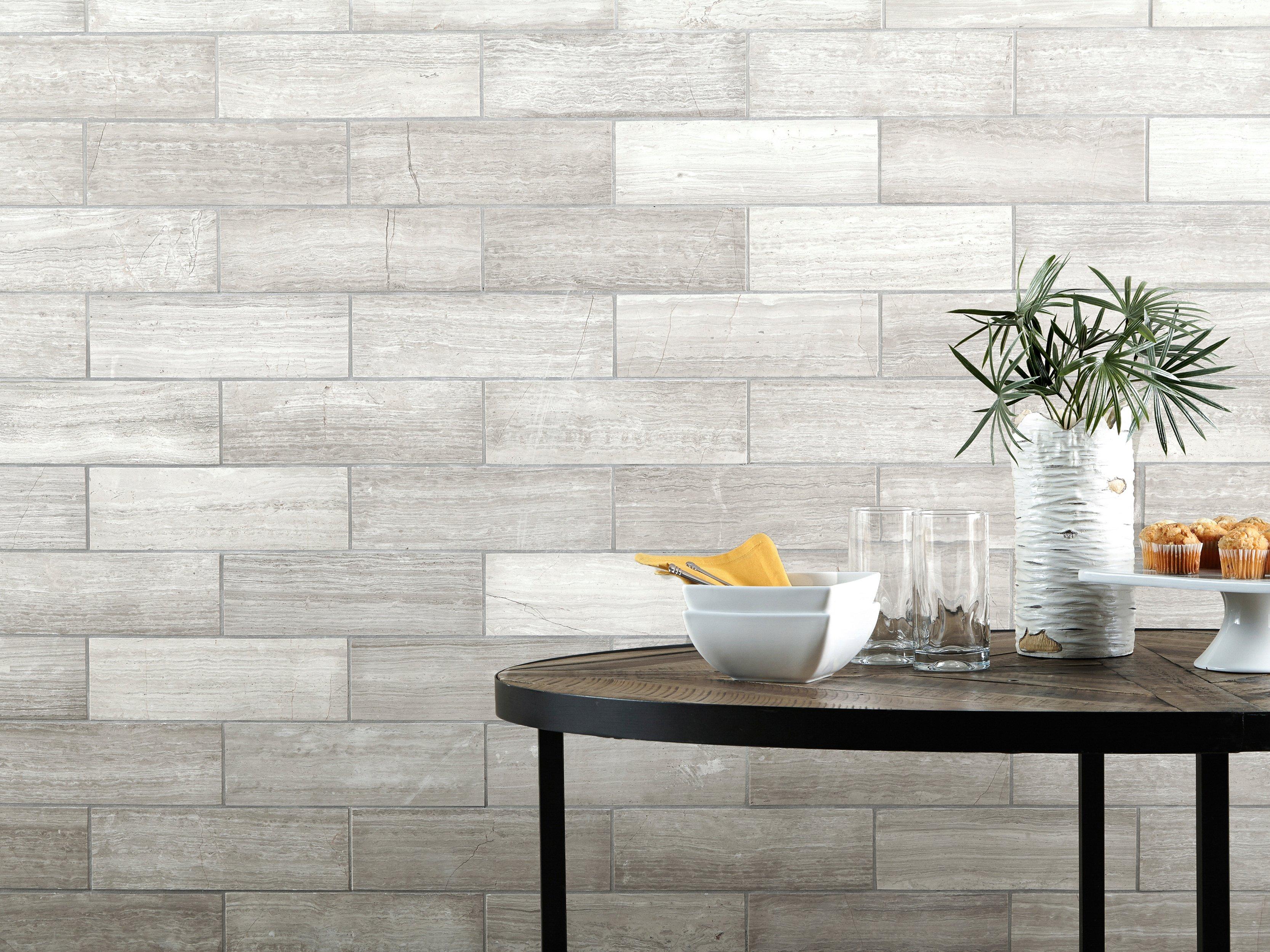 Valentino White Honed Marble Tile