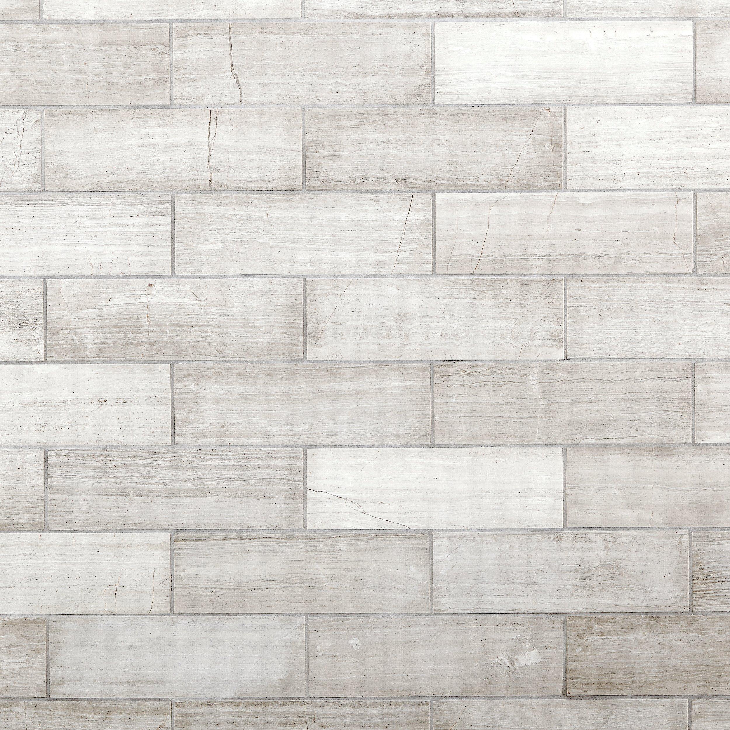 Valentino White Honed Marble Tile