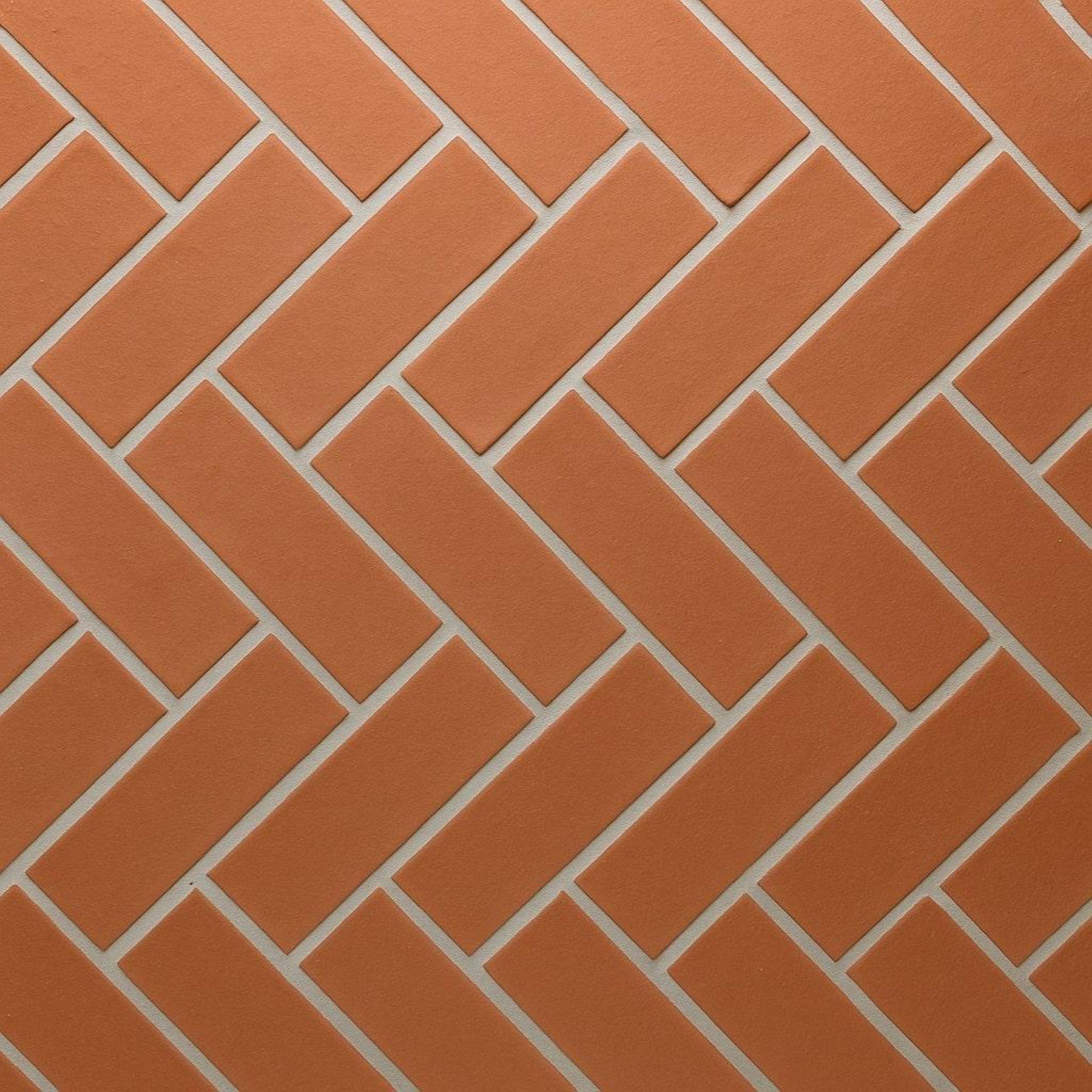 Sedona Thin Brick Herringbone Panel
