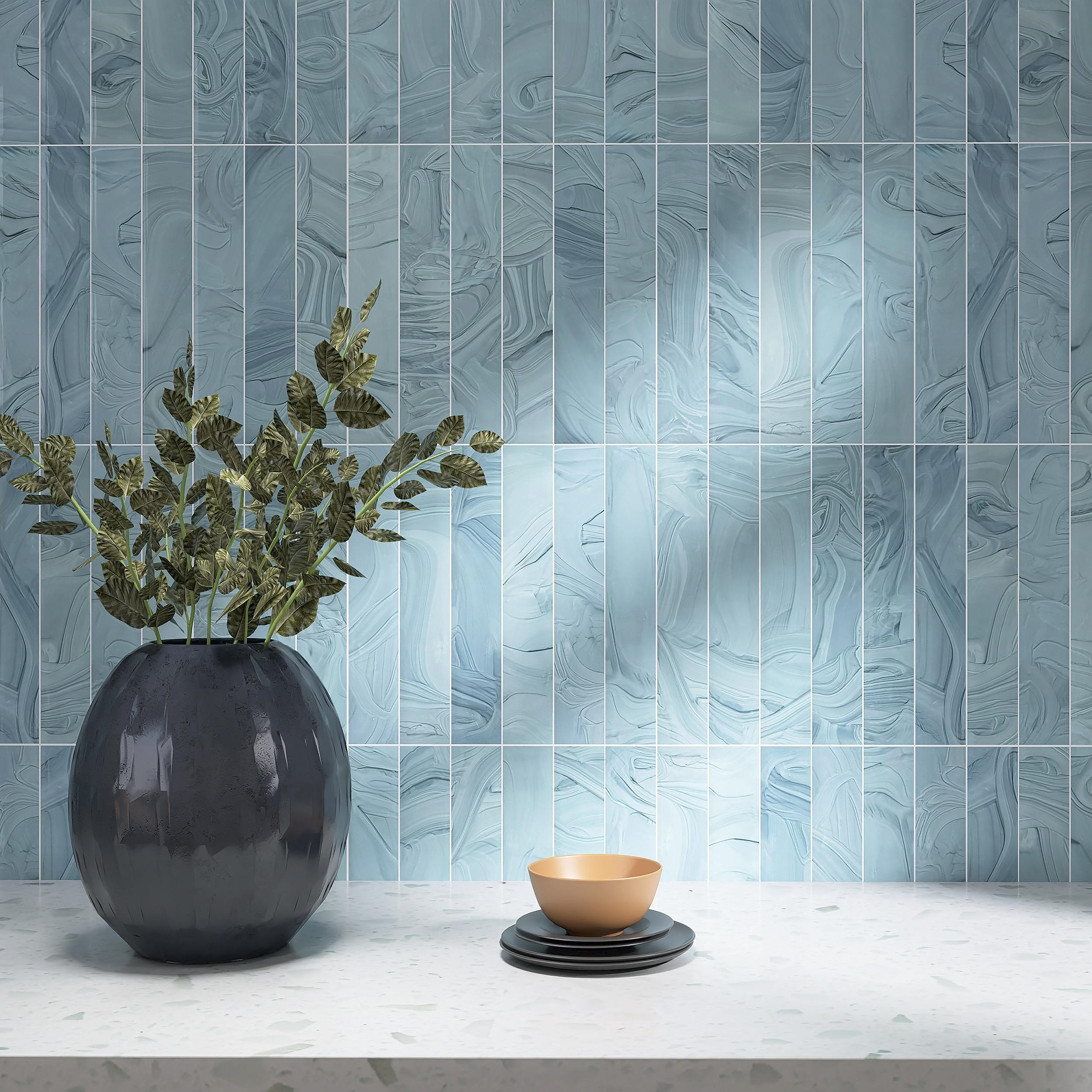 Nimbus Azul Glass Tile