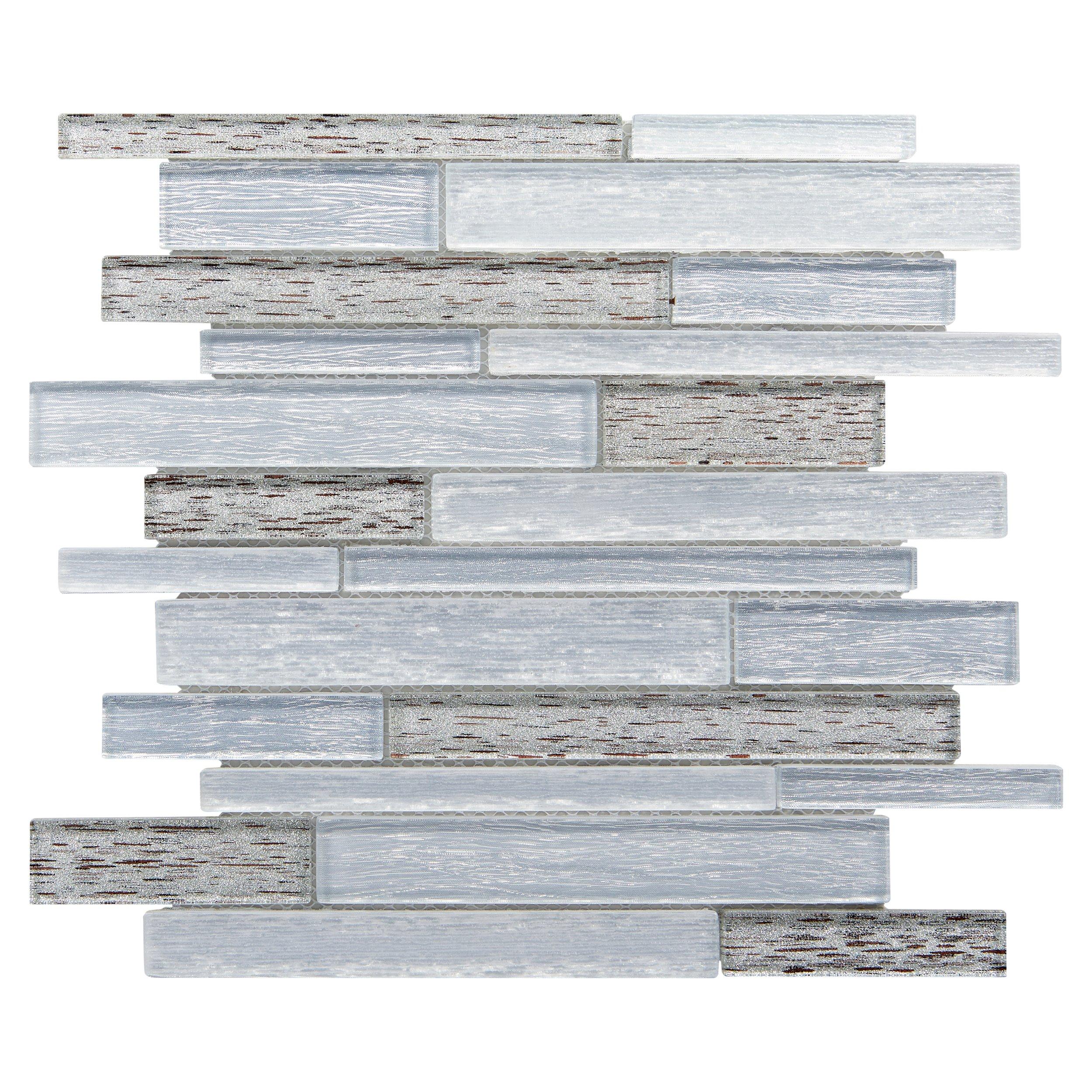 Arctic Linear Glass Mosaic