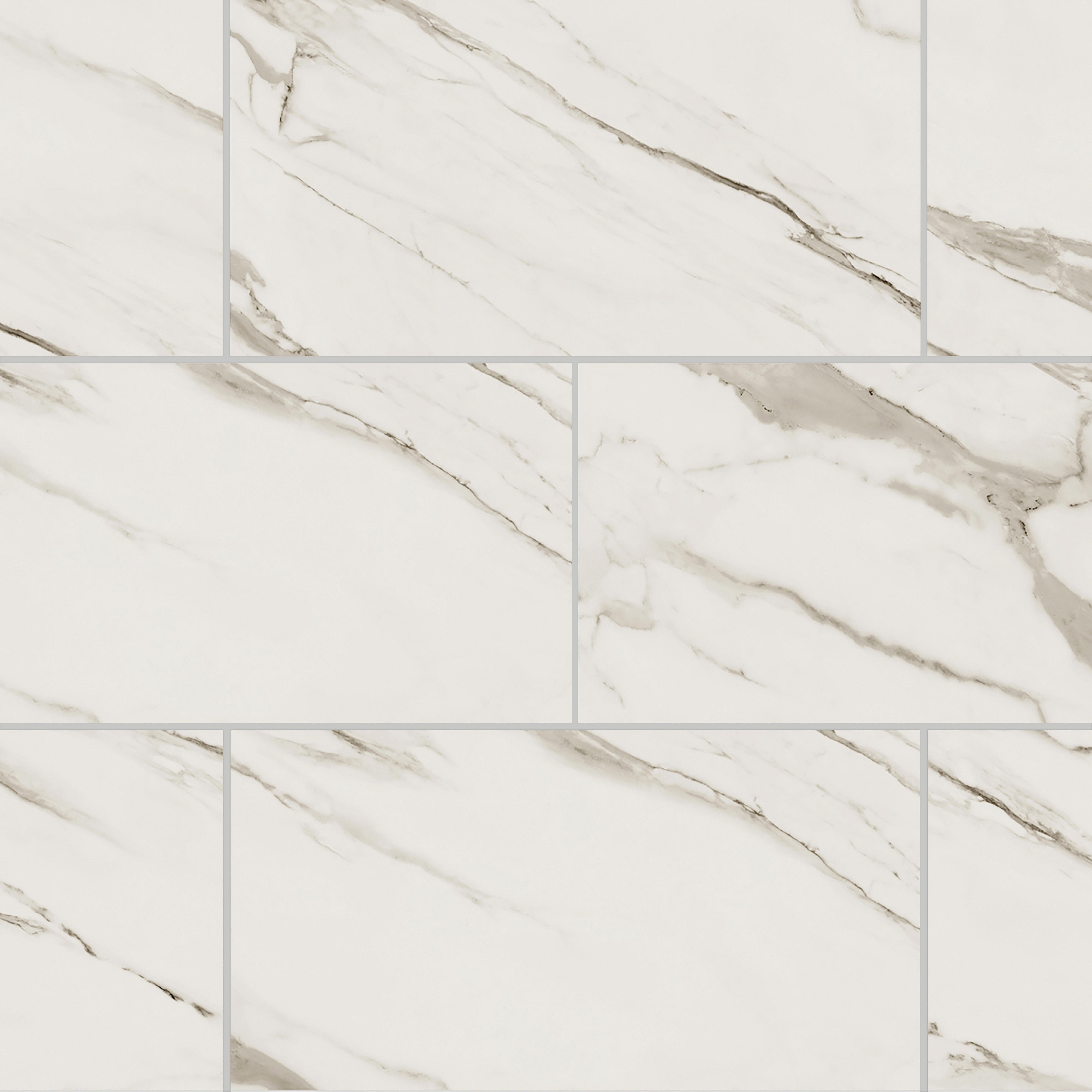 Ankara Marble Waterproof Rigid Core Luxury Vinyl Plank - Cork Pad