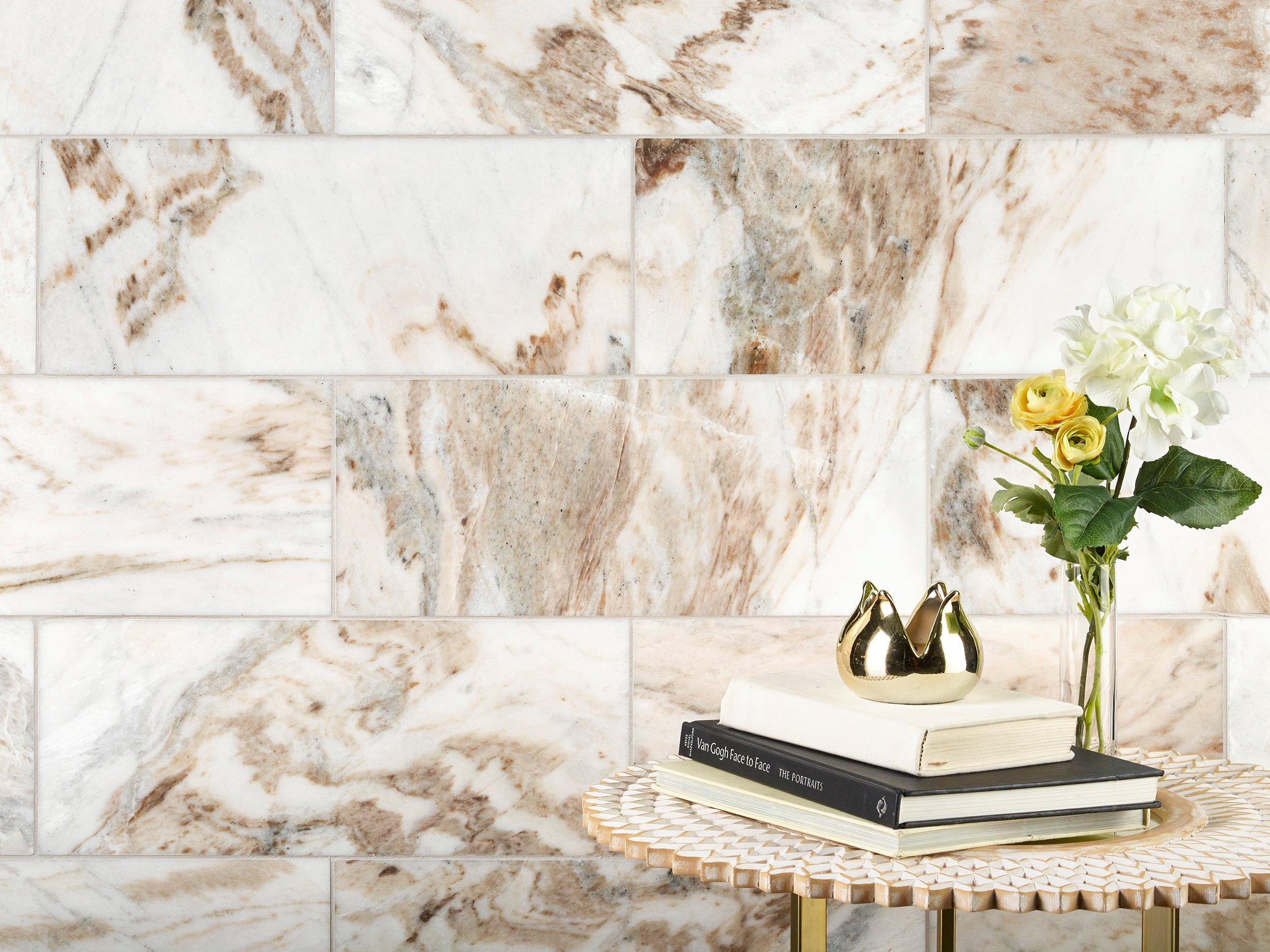 Bianco Orion Polished Marble Tile