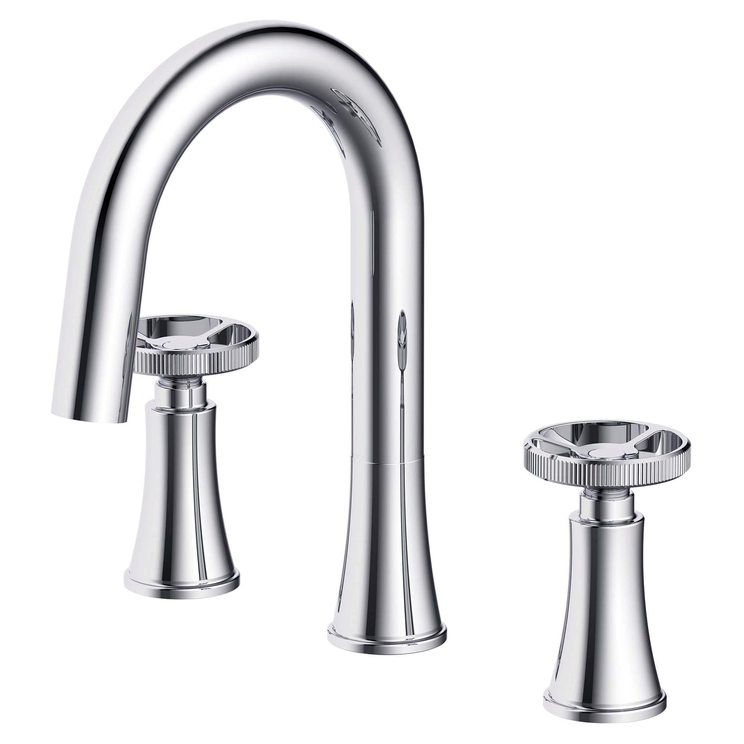 Abbey 8 in. Widespread Polished Chrome Bath Faucet
