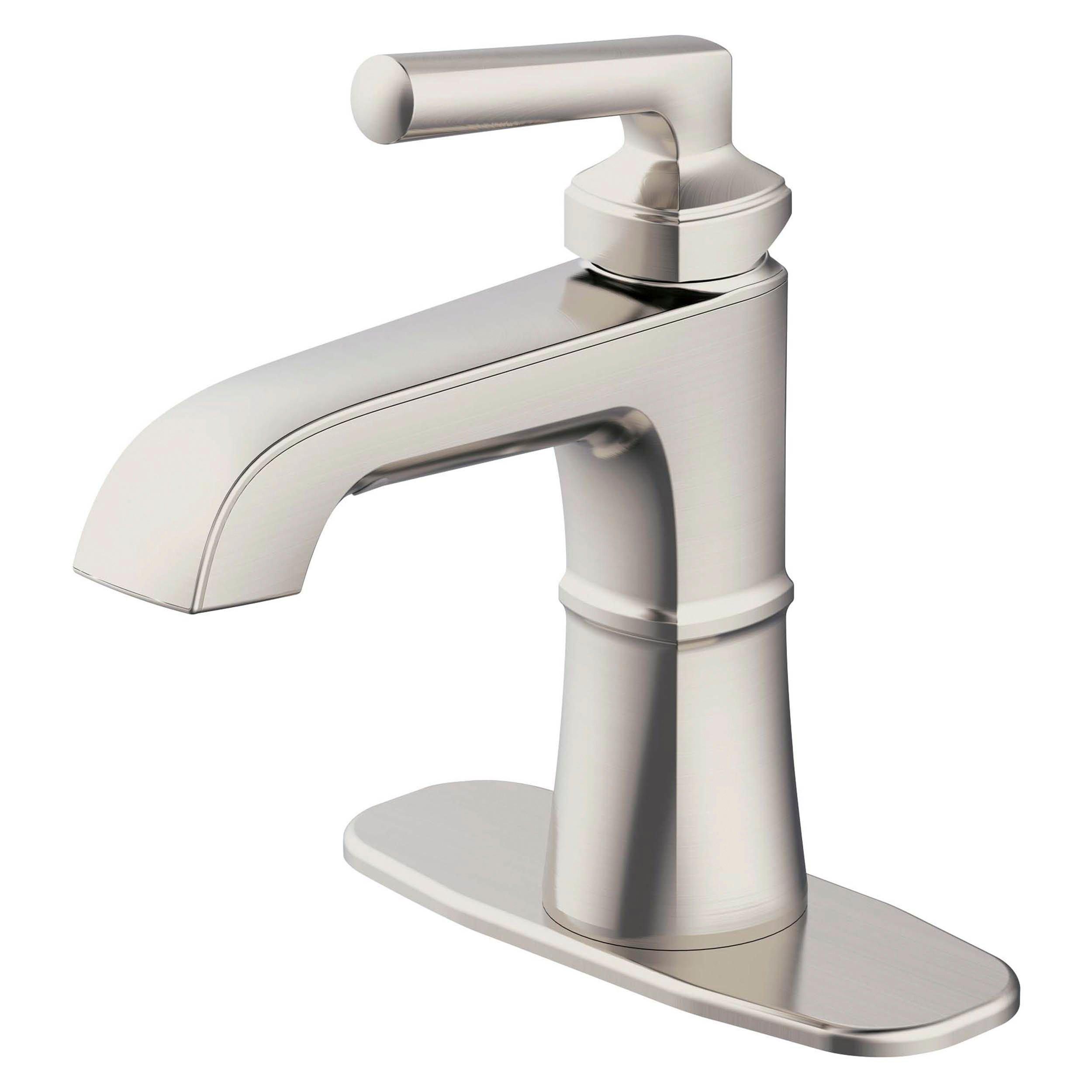 Harper Monoblock Brushed Nickel Bath Faucet
