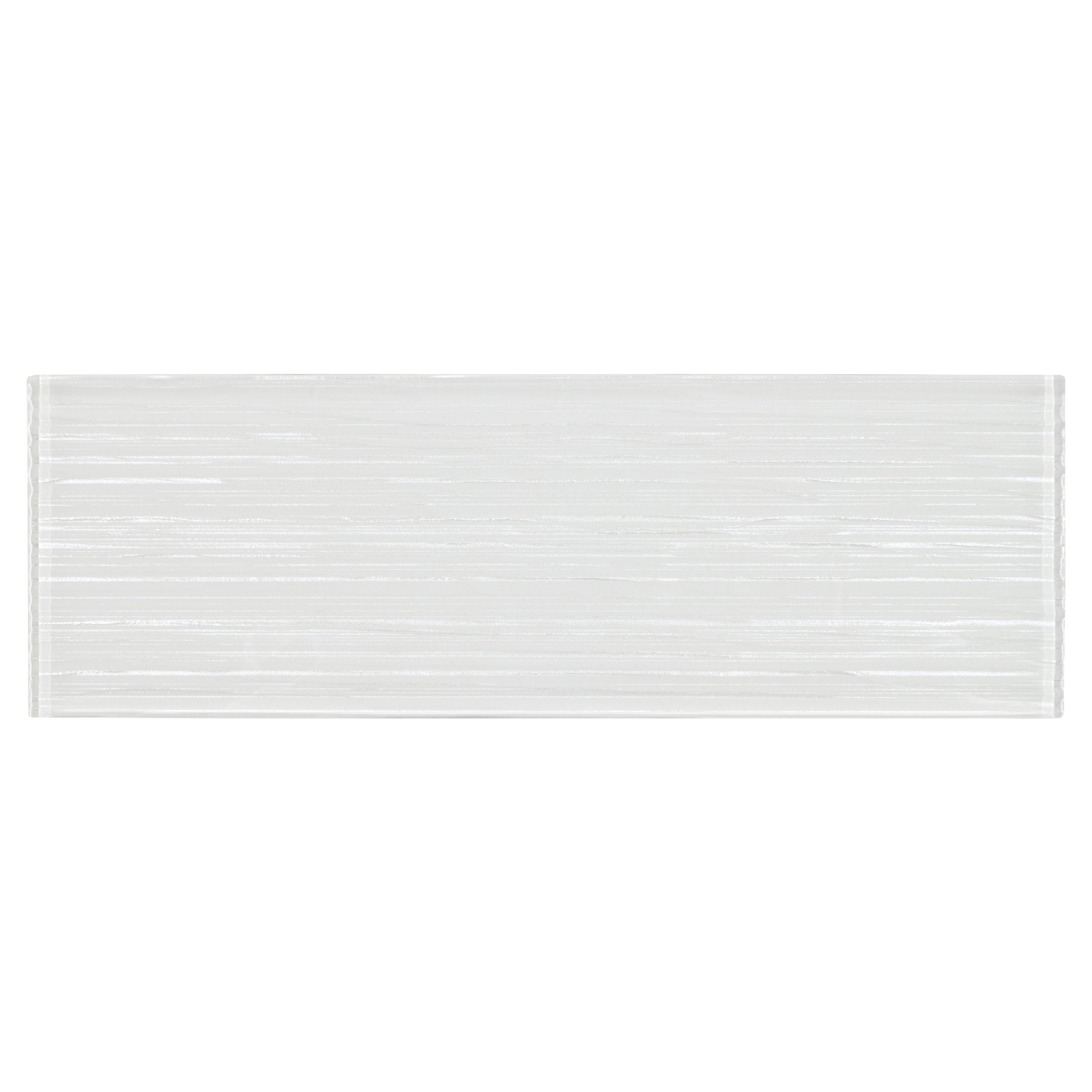 Crystal White Ice Glass Tile