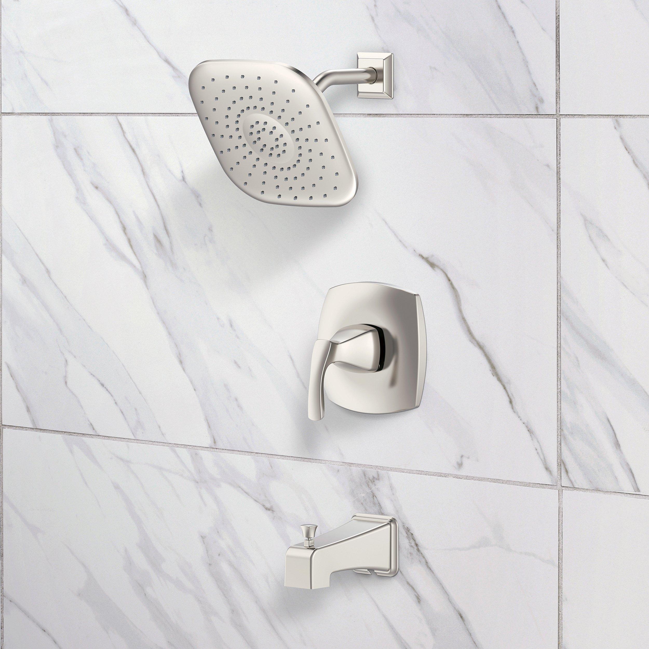 Jadyn Brushed Nickel Shower and Tub Combination
