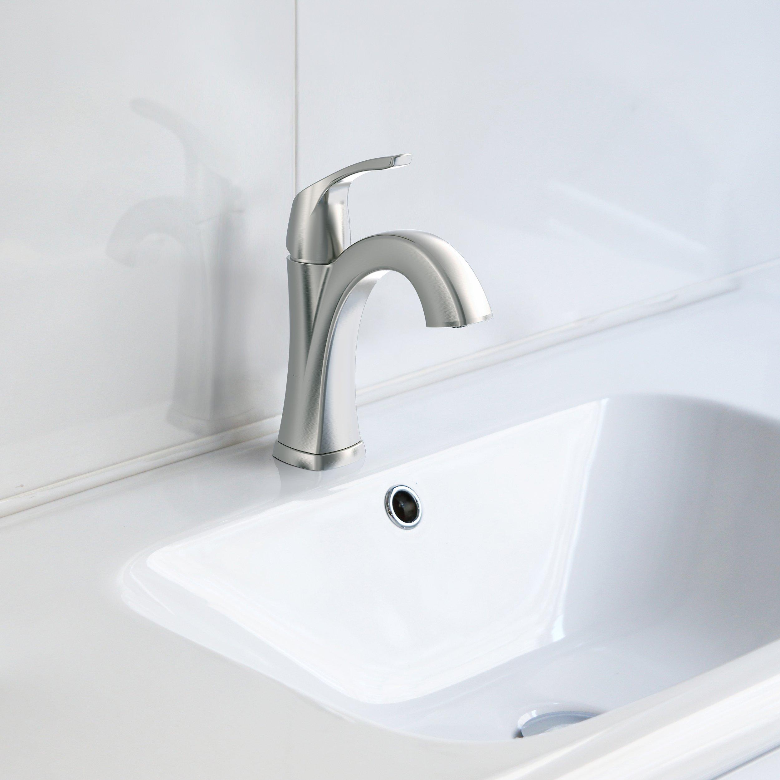Jadyn Monoblock Brushed Nickel Bath Faucet