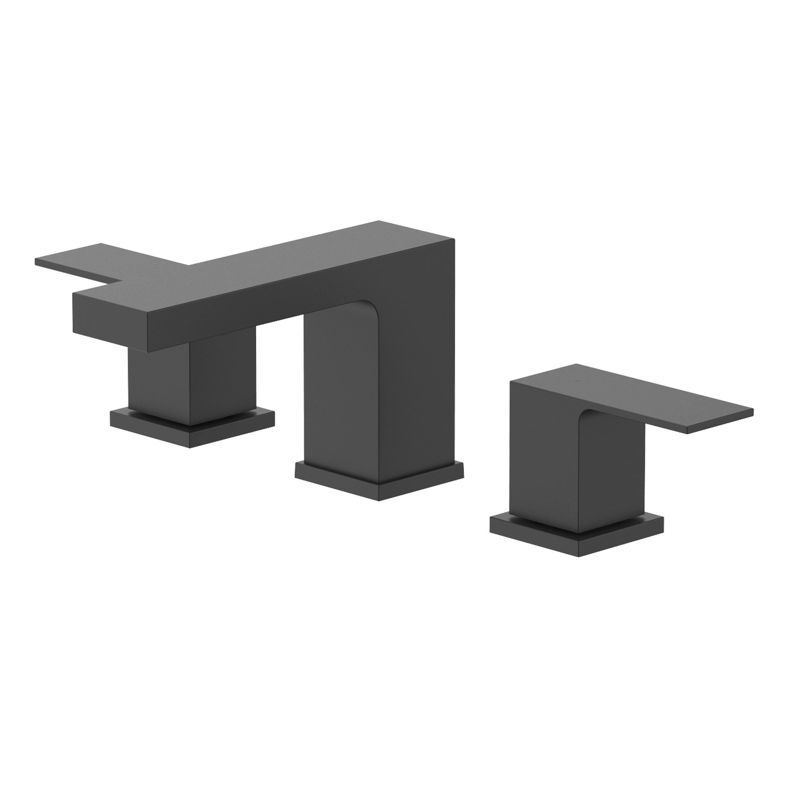 Royce 8 in. Widespread Matte Black Bath Faucet