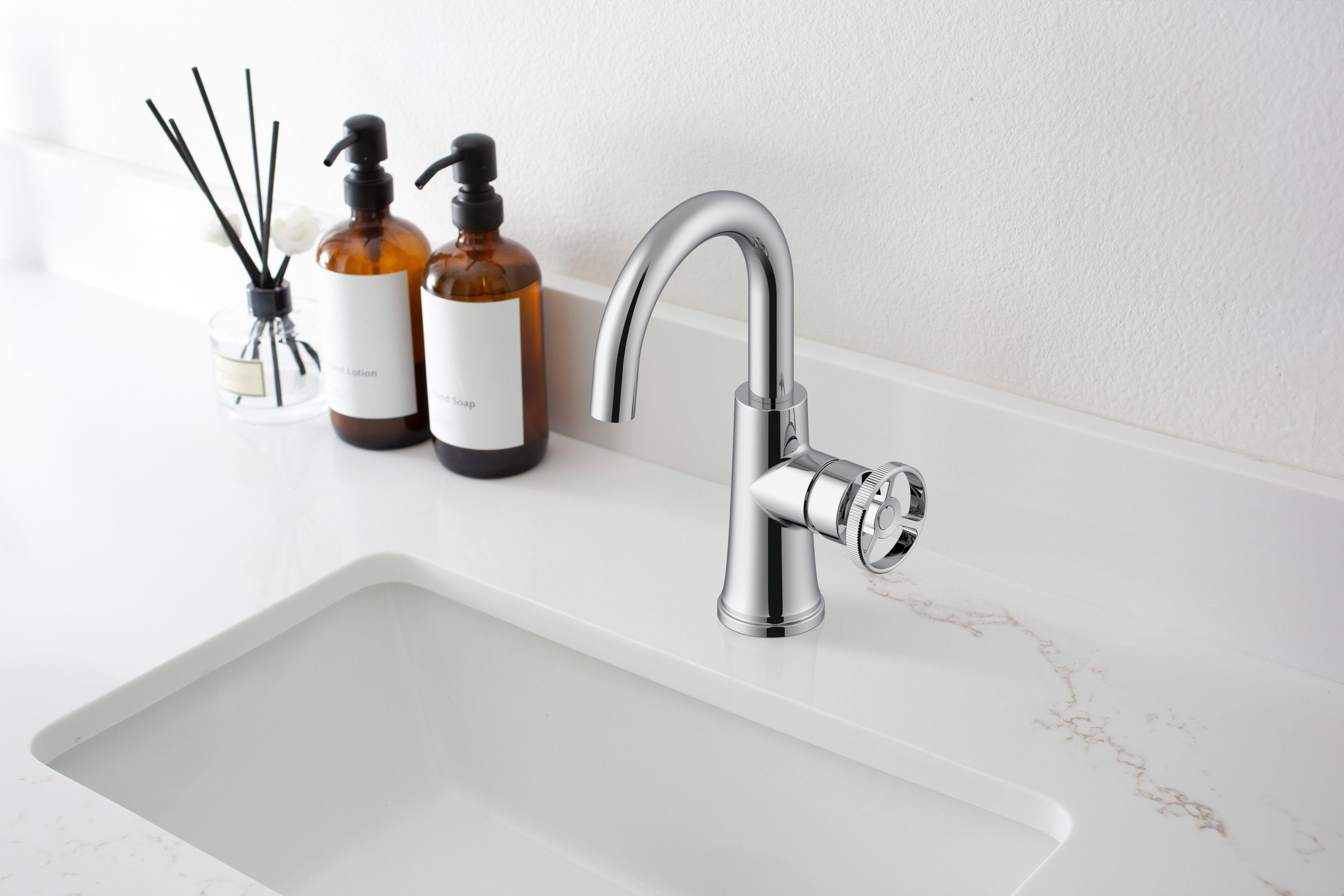 Abbey Monoblock Polished Chrome Bath Faucet