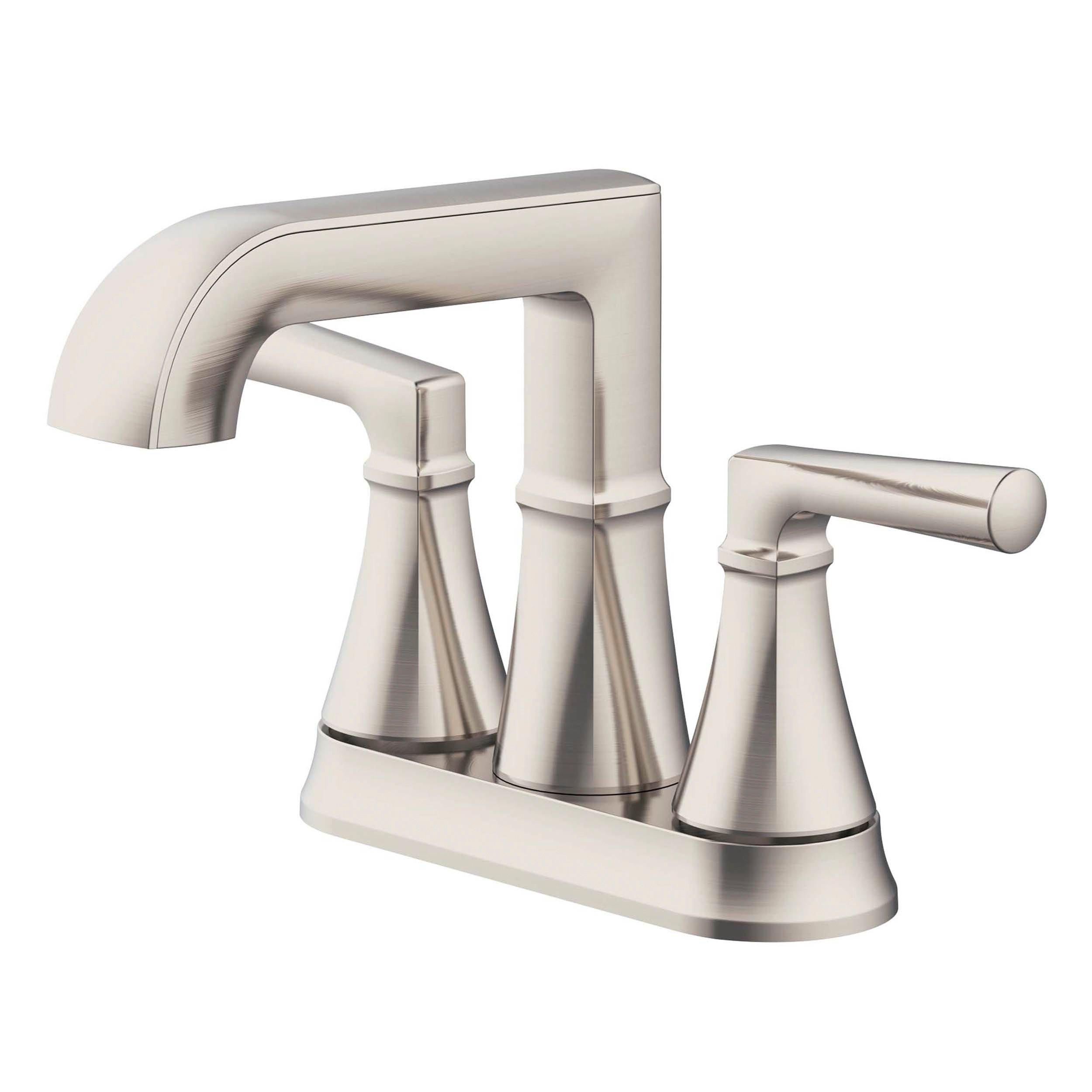 Harper 4 in. Centerset Brushed Nickel Bath Faucet